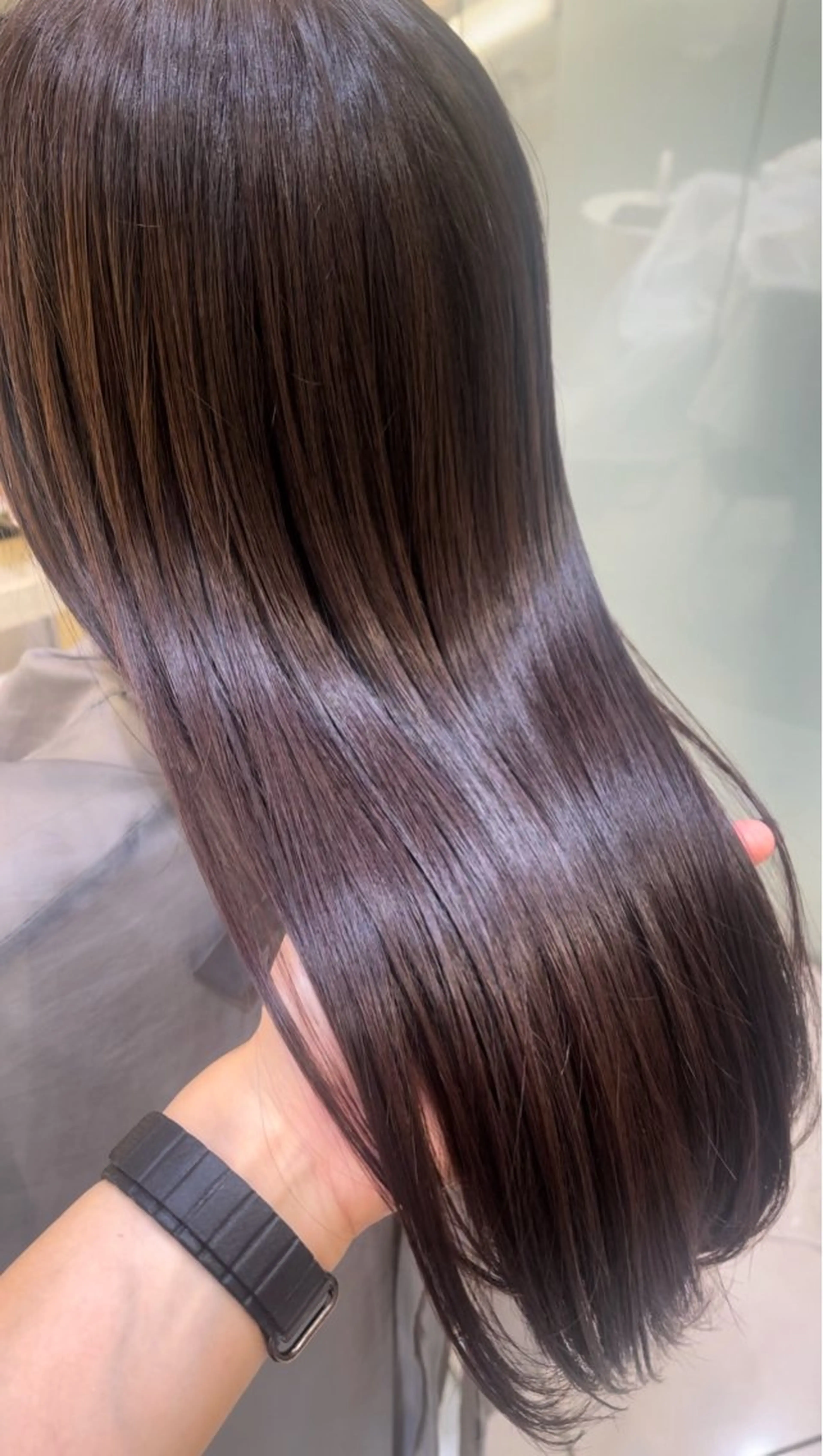 ロング カラー 💖大人韓国ヘア💖 韓国艶カラー【銀座】のヘアスタイル