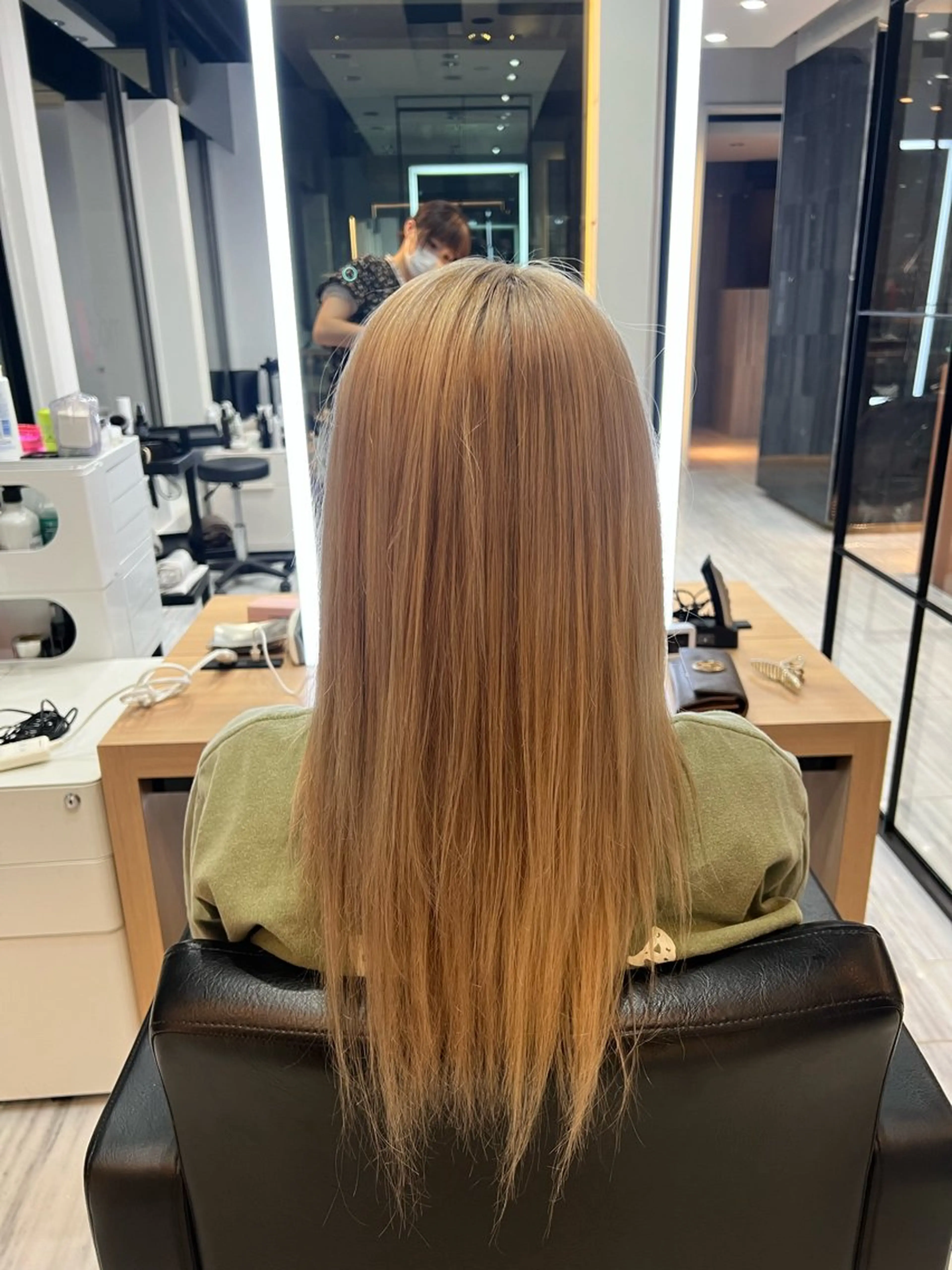 カラー ブリーチ Sakura モッズヘア宇都宮のヘアスタイル