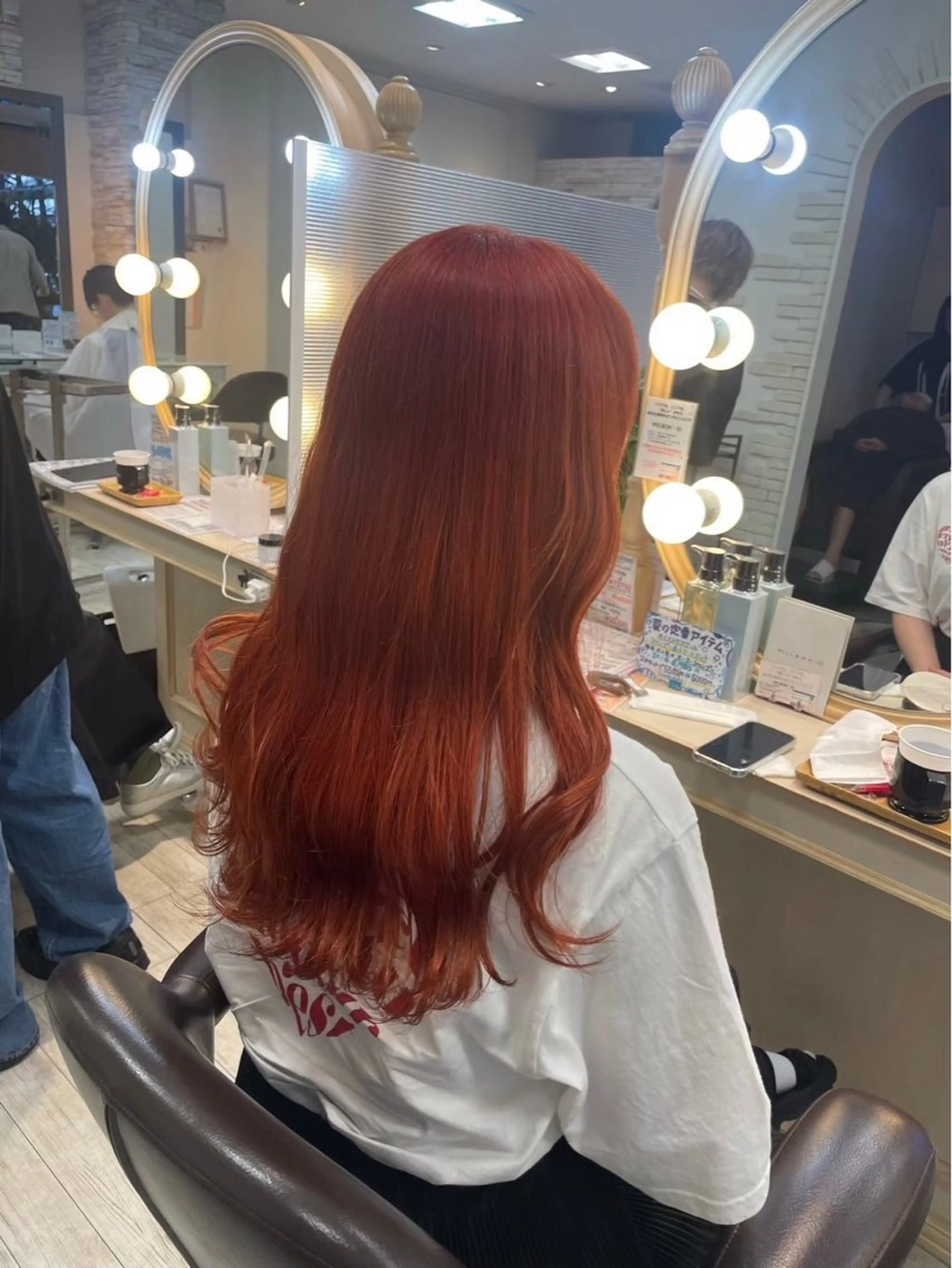 ロング カラー ブリーチ 透明感カラー ダブルカラー ハイライトカラー インナーカラー ヘアカラー CREA渋沢 モデル募集🌺アイナのヘアスタイル