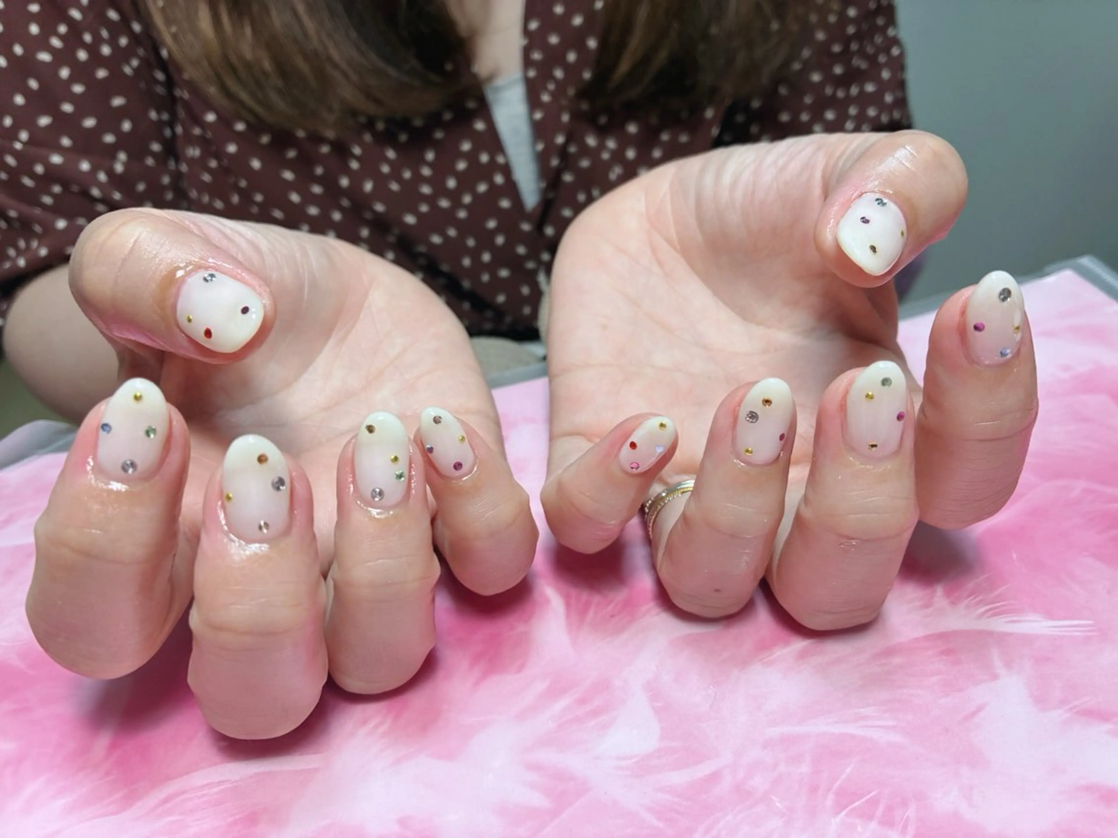 ミディアム hs nail salonのネイルデザイン