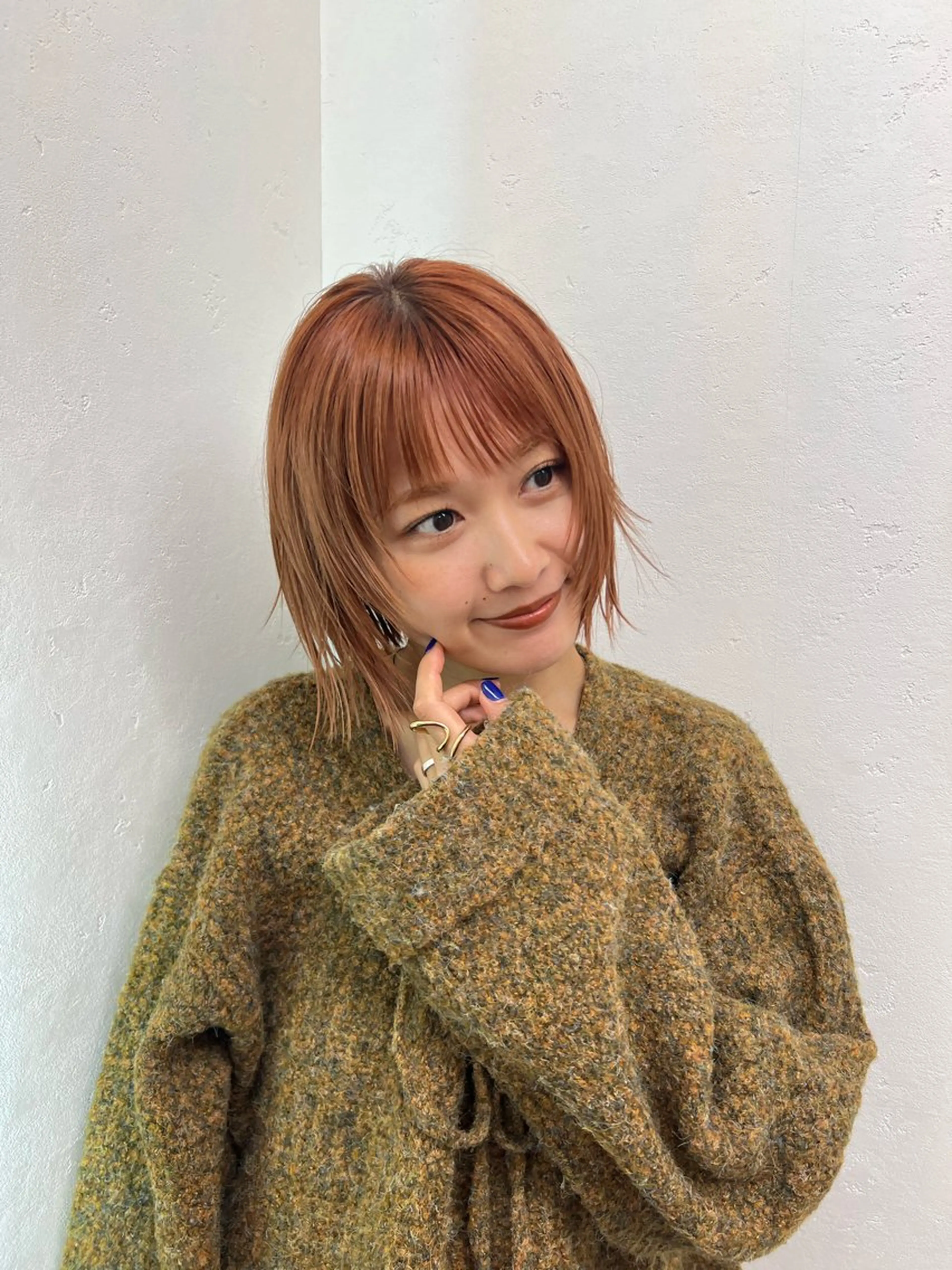 ショート カラー 🩰ボブ/暖色カラー 田實 紗和 🥑🫧のヘアスタイル