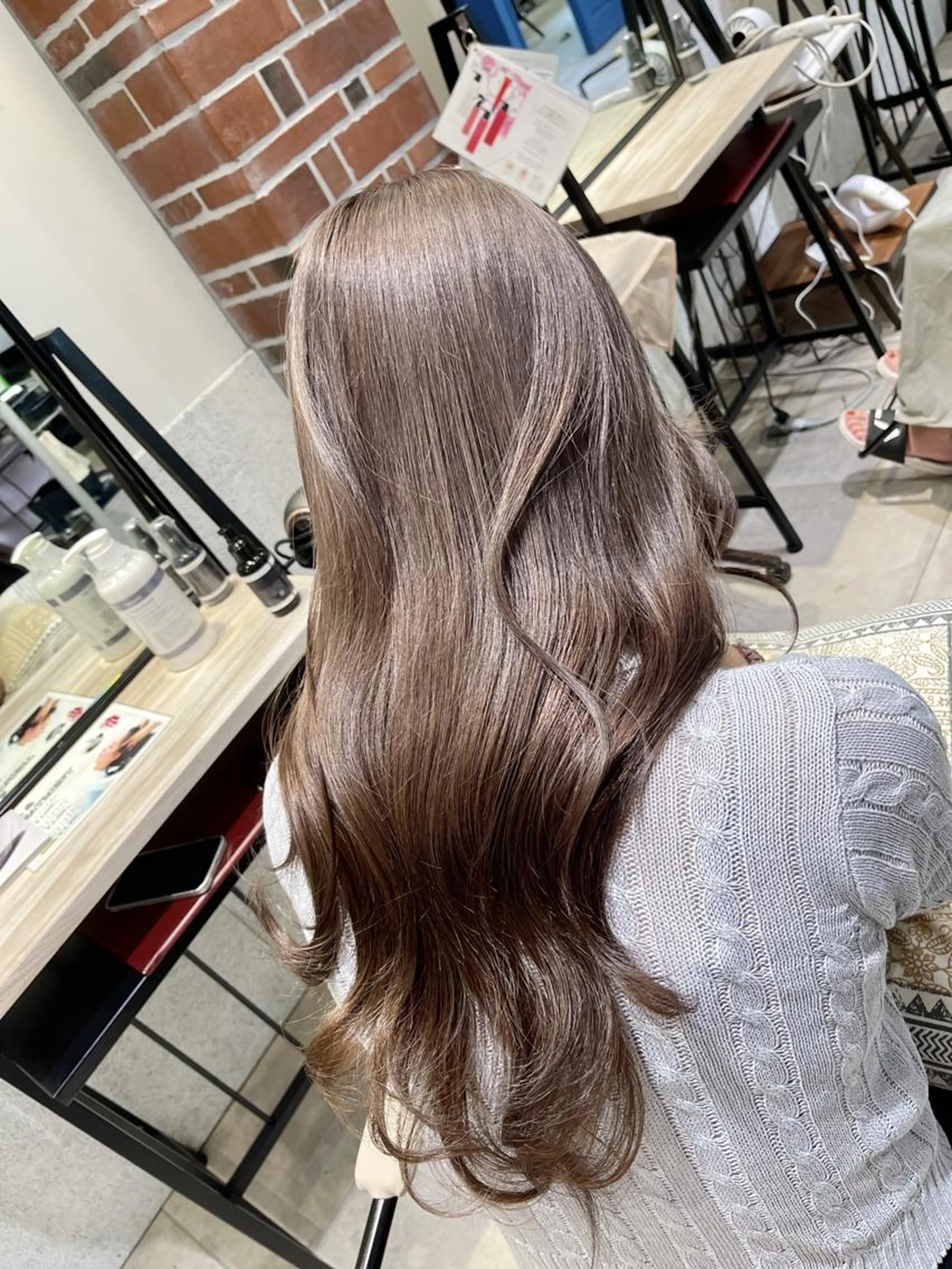 【月1プラン🌈】カラー+サブリミックトリートメント🩶 9900円→5940円【quartzオイル&コテ仕上げ付💎】の写真