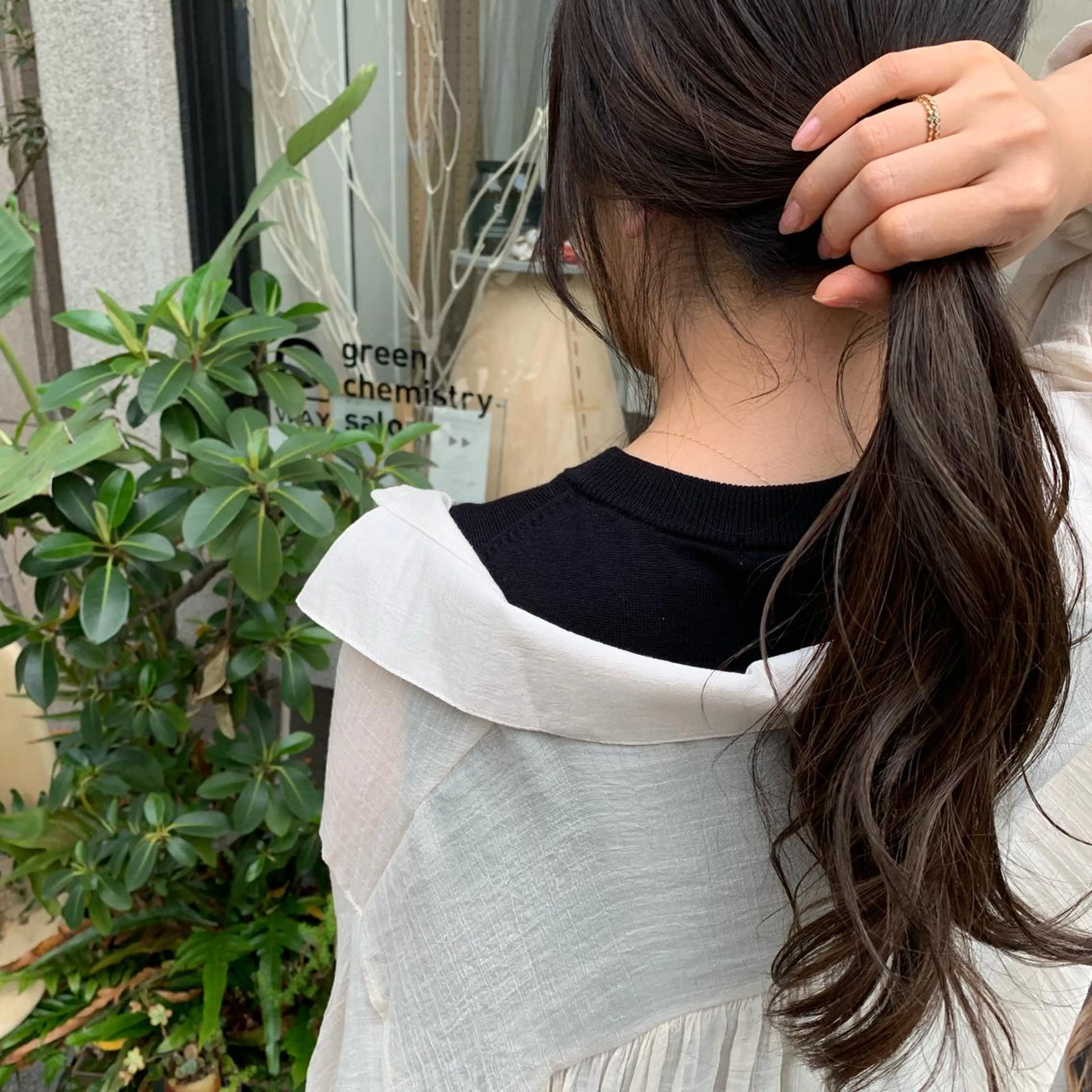 ロング 艶髪color💎髪 質改善ストレート大吉のヘアスタイル