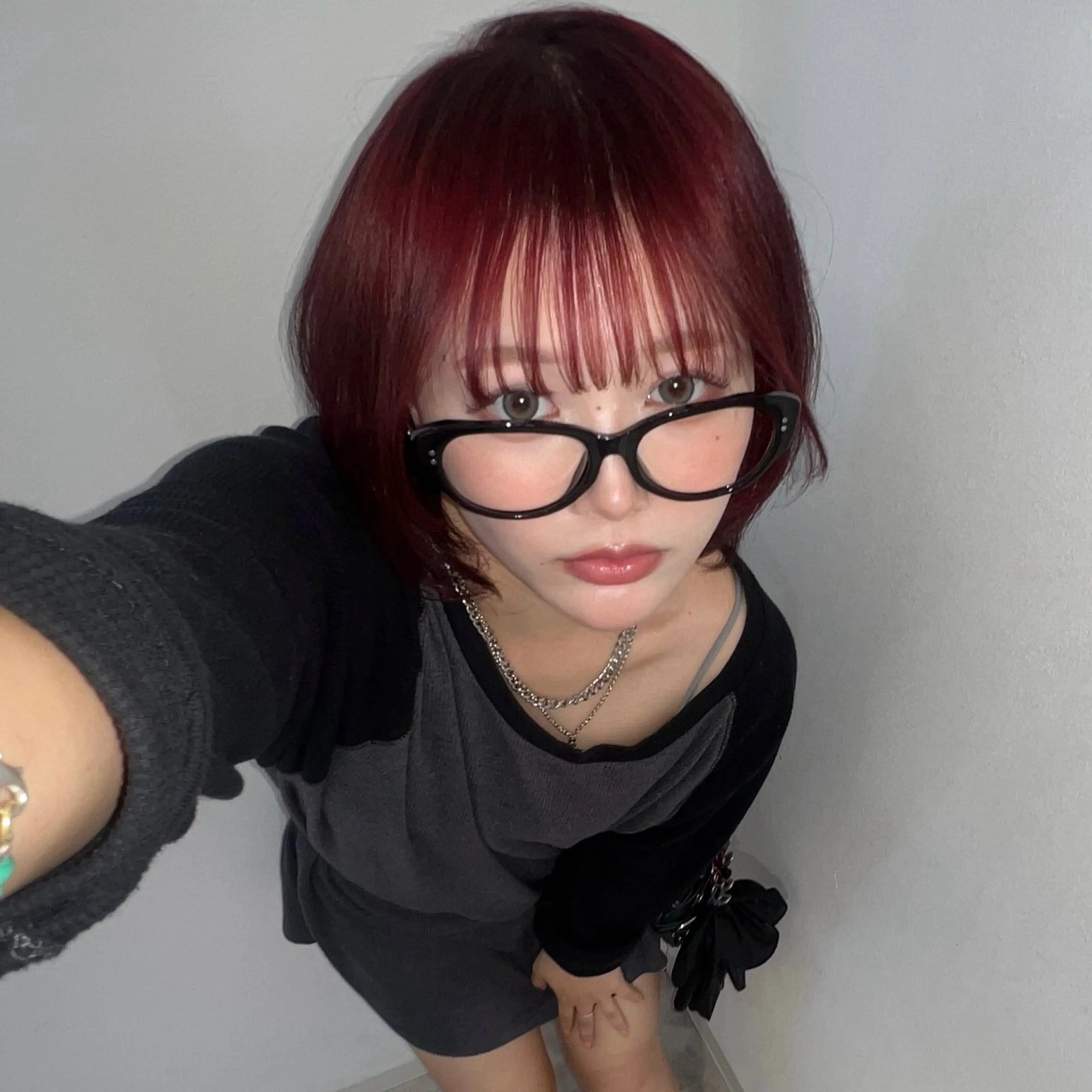 ショート カラー ブリーチ ダブルカラー ブリーチなしカラー 髪質改善 カット ヘアカラー レイヤー /髪質改善/ariのヘアスタイル