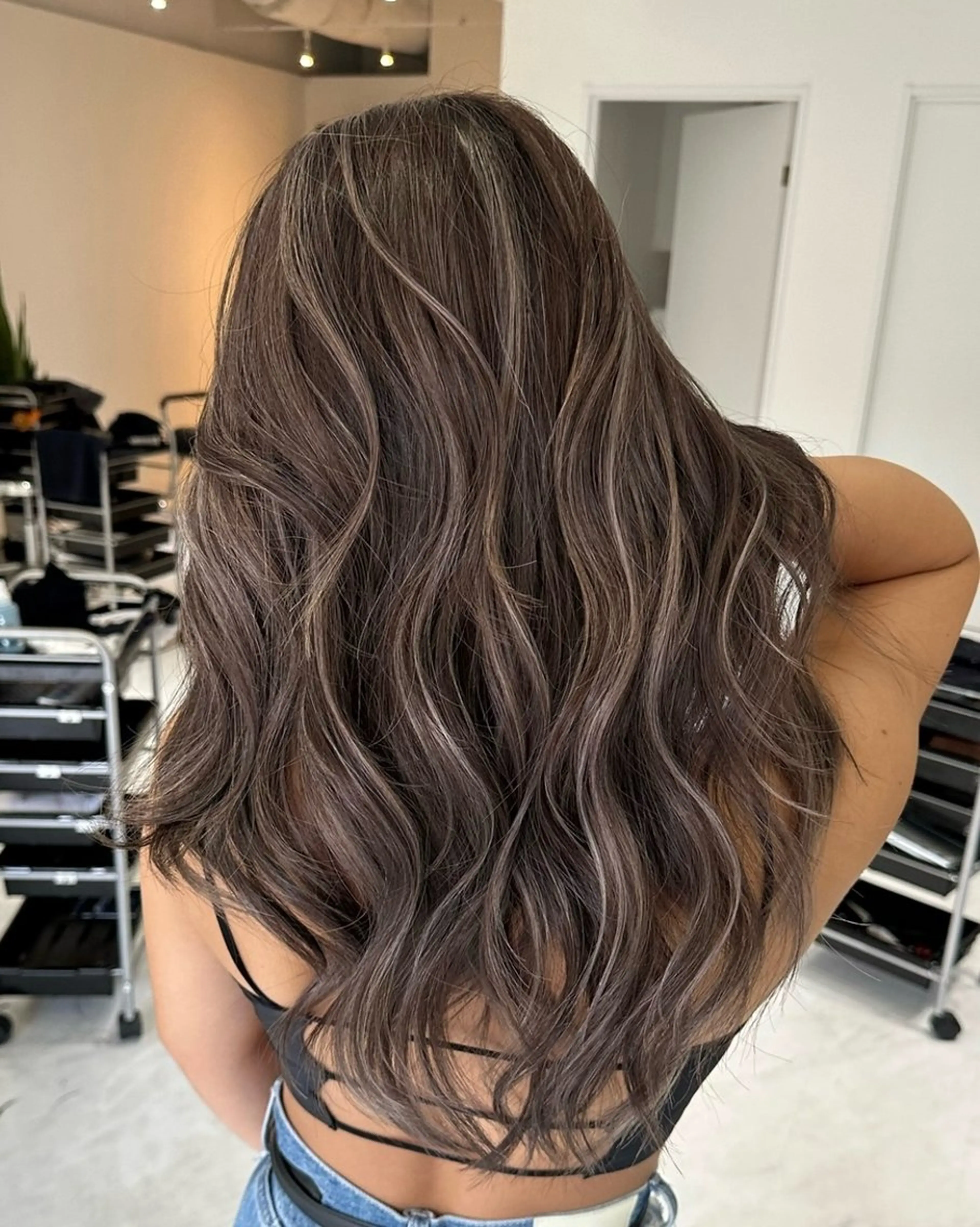 セミロング 💖韓国風💖 レイヤー/LISAのヘアスタイル