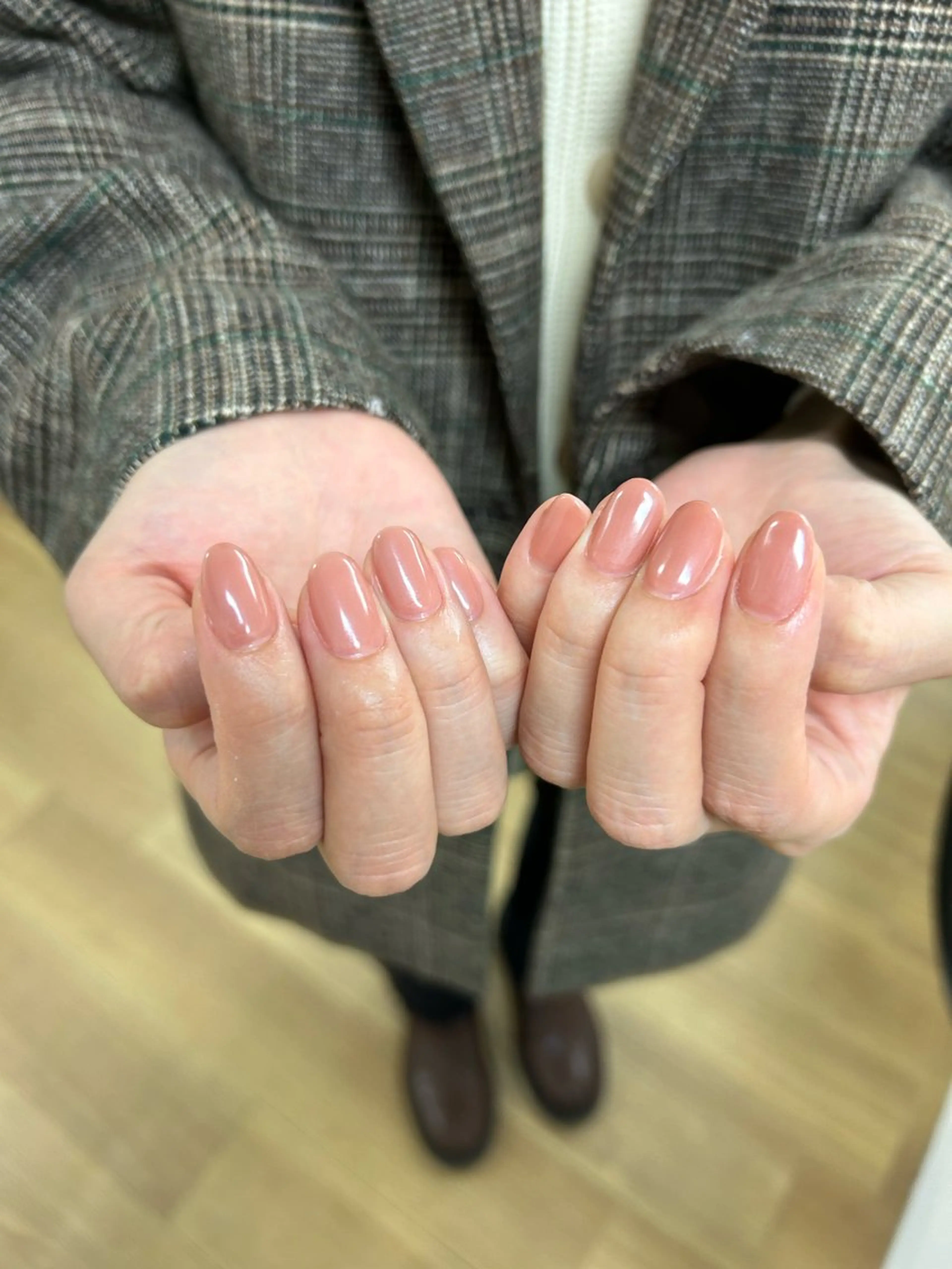 ネイル ワンカラーネイル 種村 朱玲のネイルデザイン