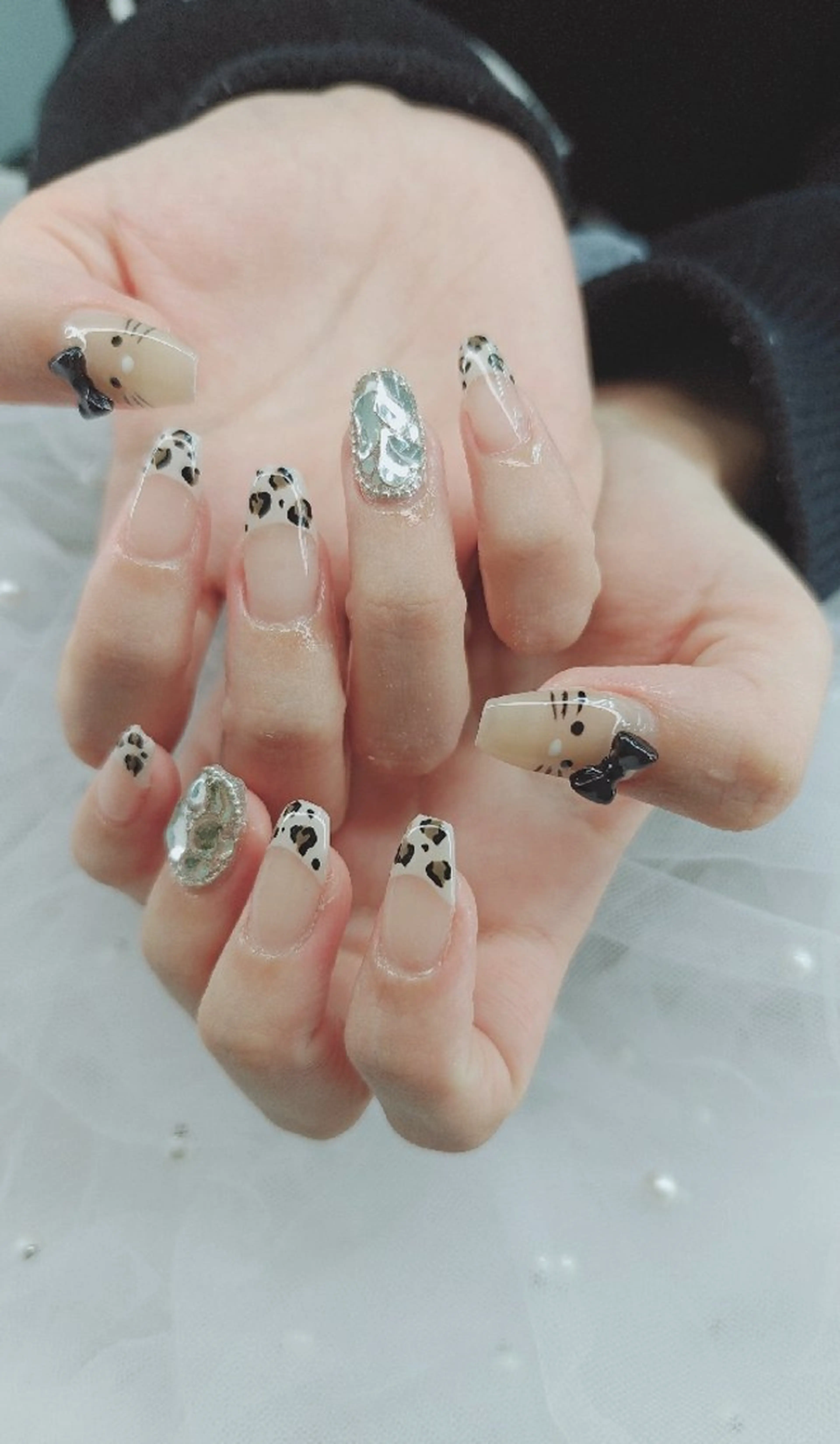 ネイル べっ甲ネイル チークネイル フレンチネイル 韓国ネイル ニュアンスネイル ハンドネイル ♡Sherry  Nail♡のネイルデザイン