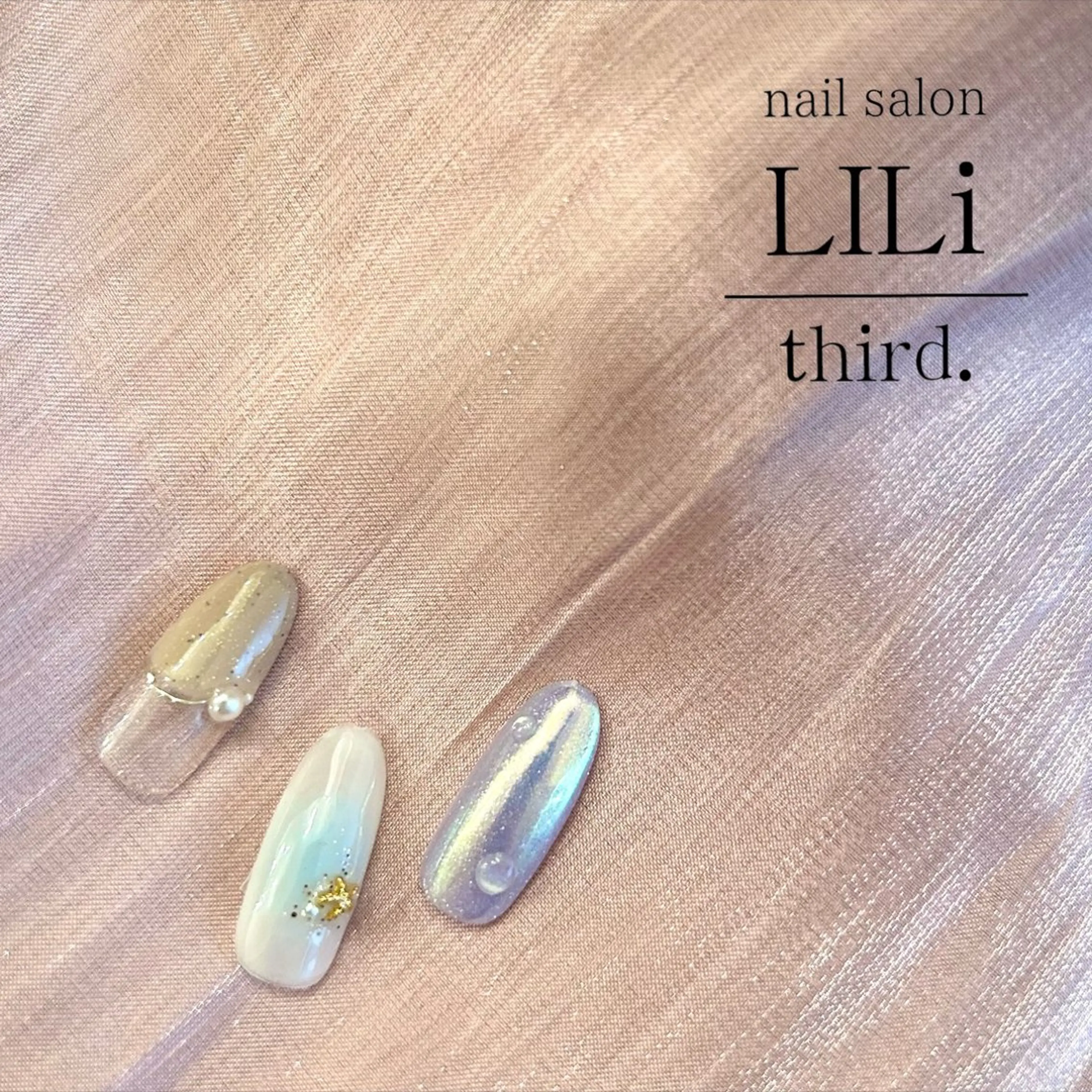 ネイル オフィスネイル シンプルネイル nail salon LILi third.所属・Saya ᵕ̈*のネイルデザイン