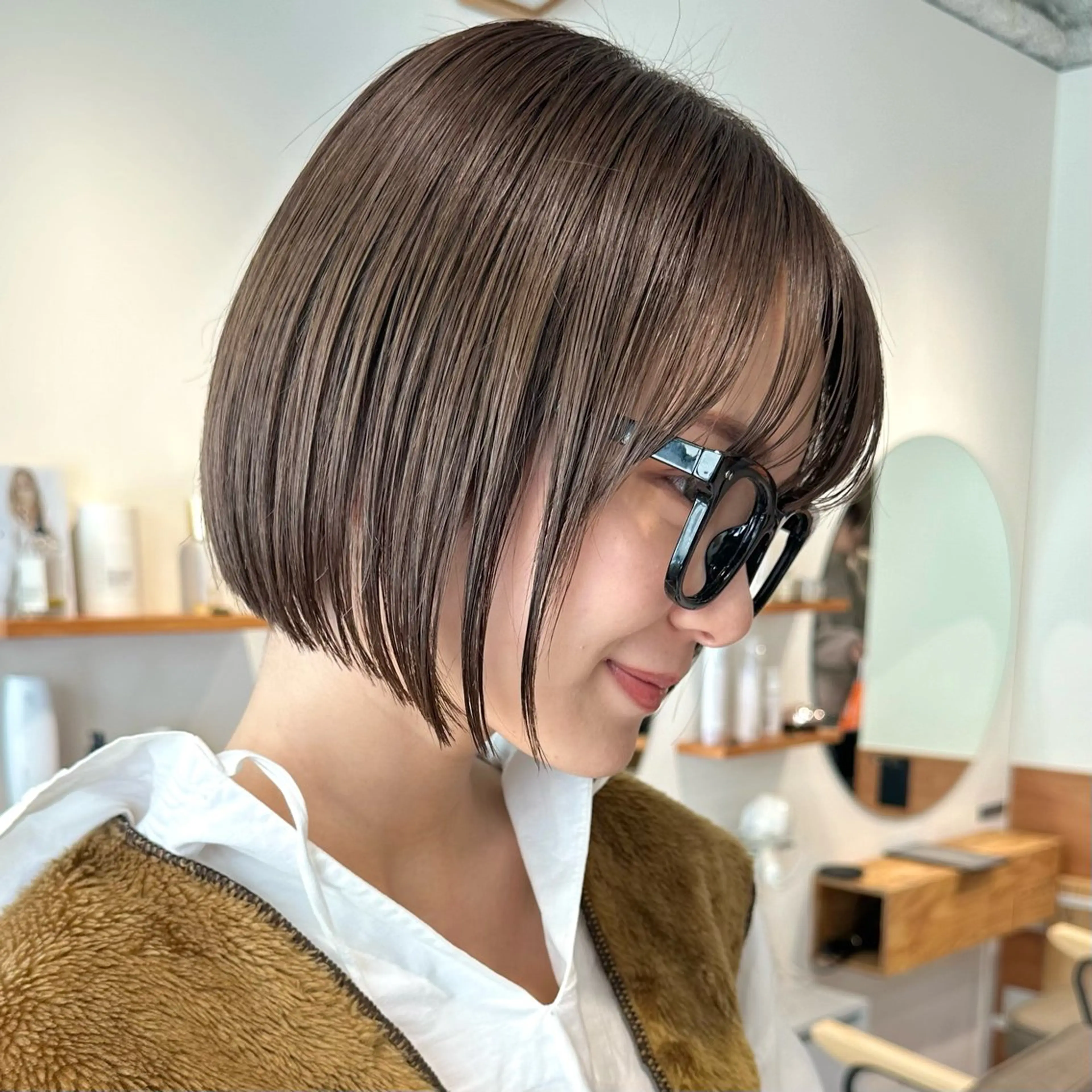 ショート sea by luvismけやき通り2号店所属・ボブ/ショート/ 縮毛矯正/岸本恭明のヘアスタイル