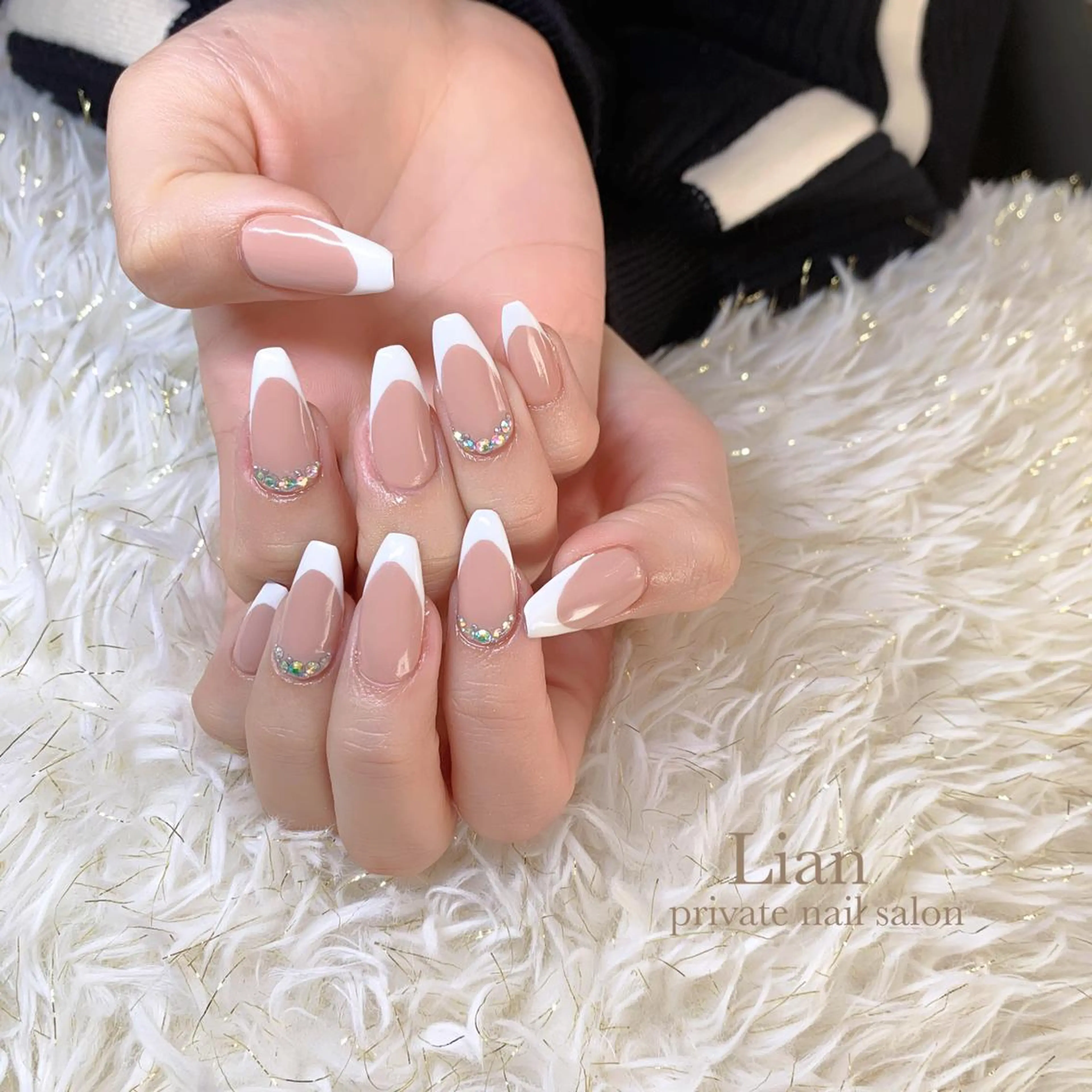 ネイル フレンチネイル nailsalon Lenoaのネイルデザイン