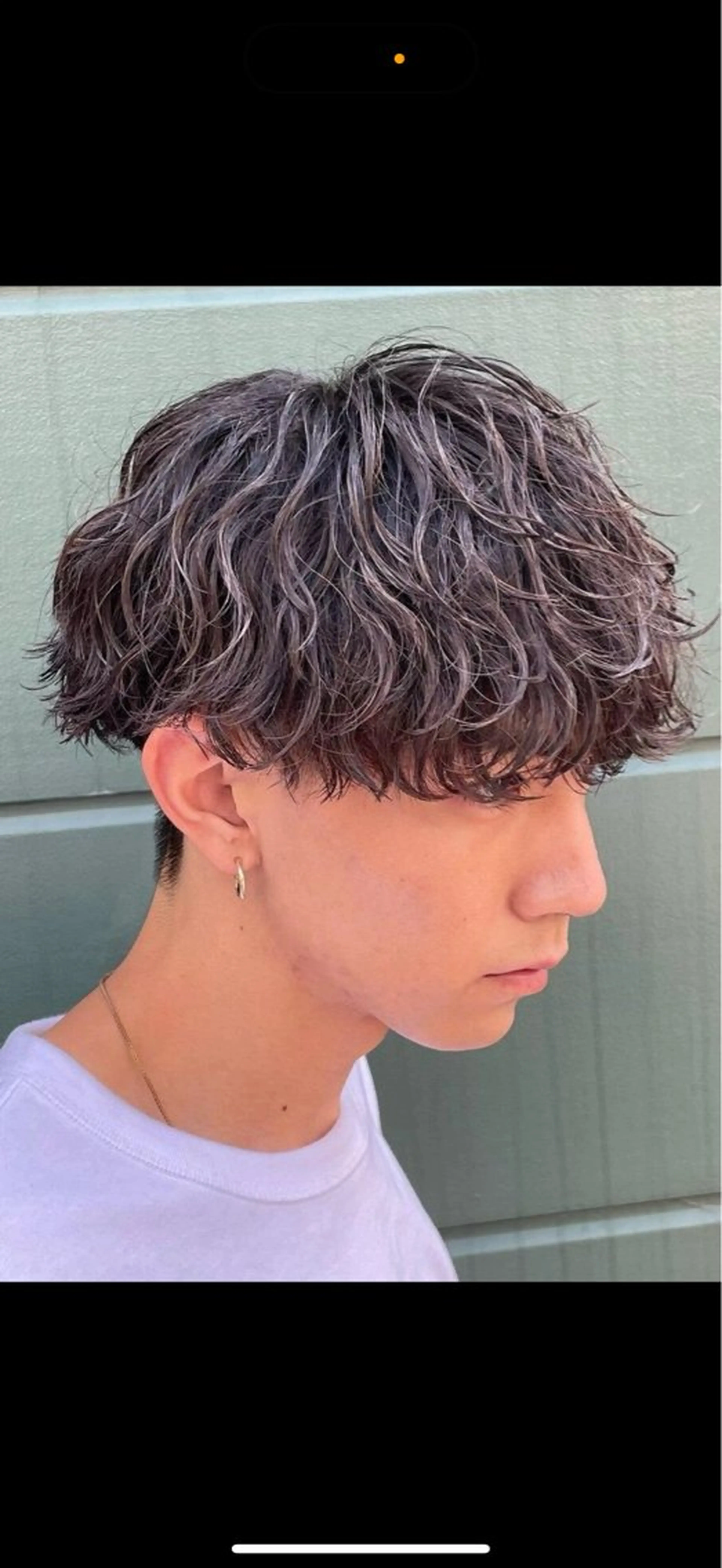 【men'sダントツ人気No.1⭕️】カット➕波巻きパーマ➕3stepトリートメントの写真