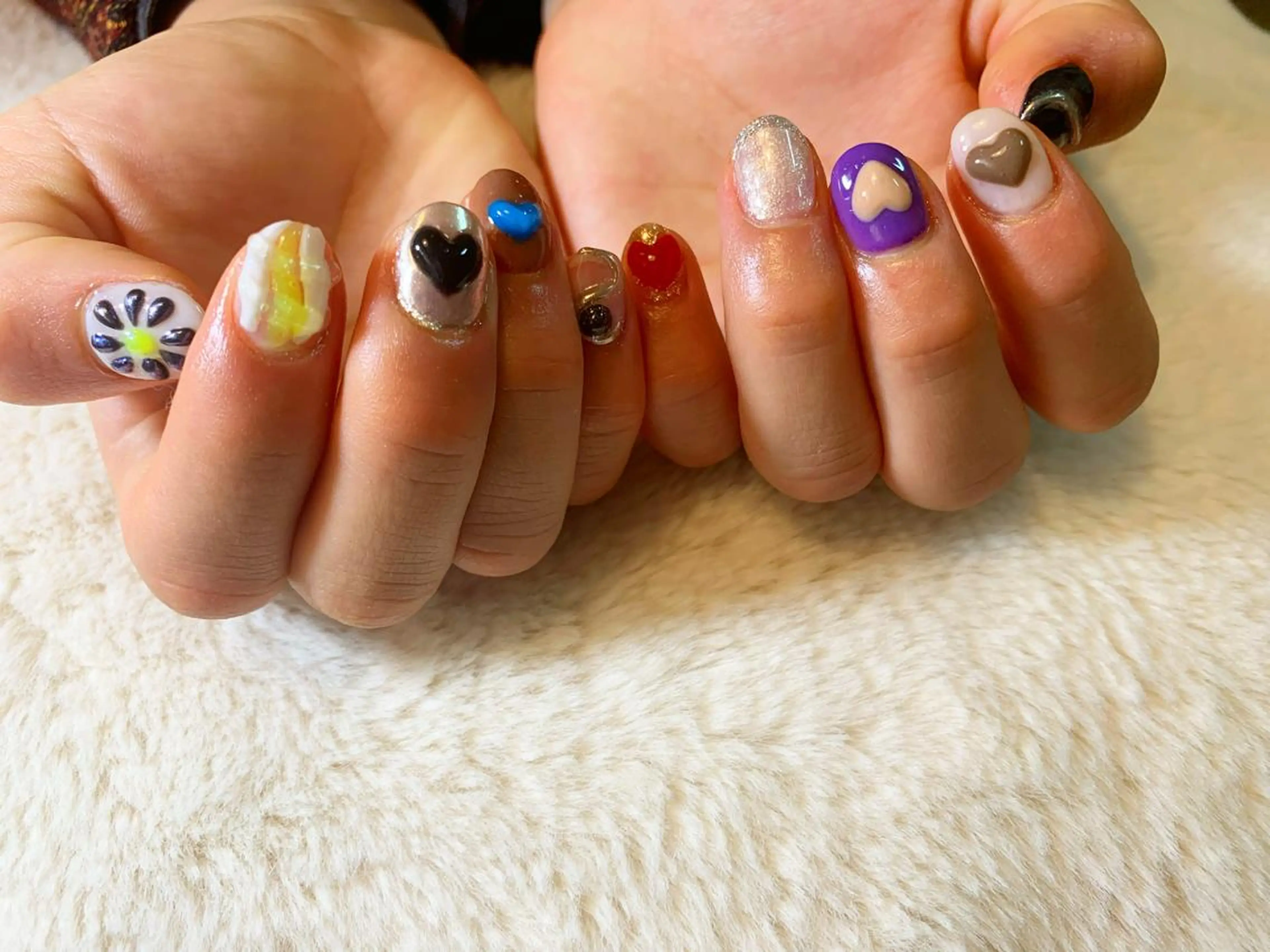 ネイル アートネイル クリアネイル ぷっくりネイル ハンドネイル フットネイル GéRanium Harukaのネイルデザイン