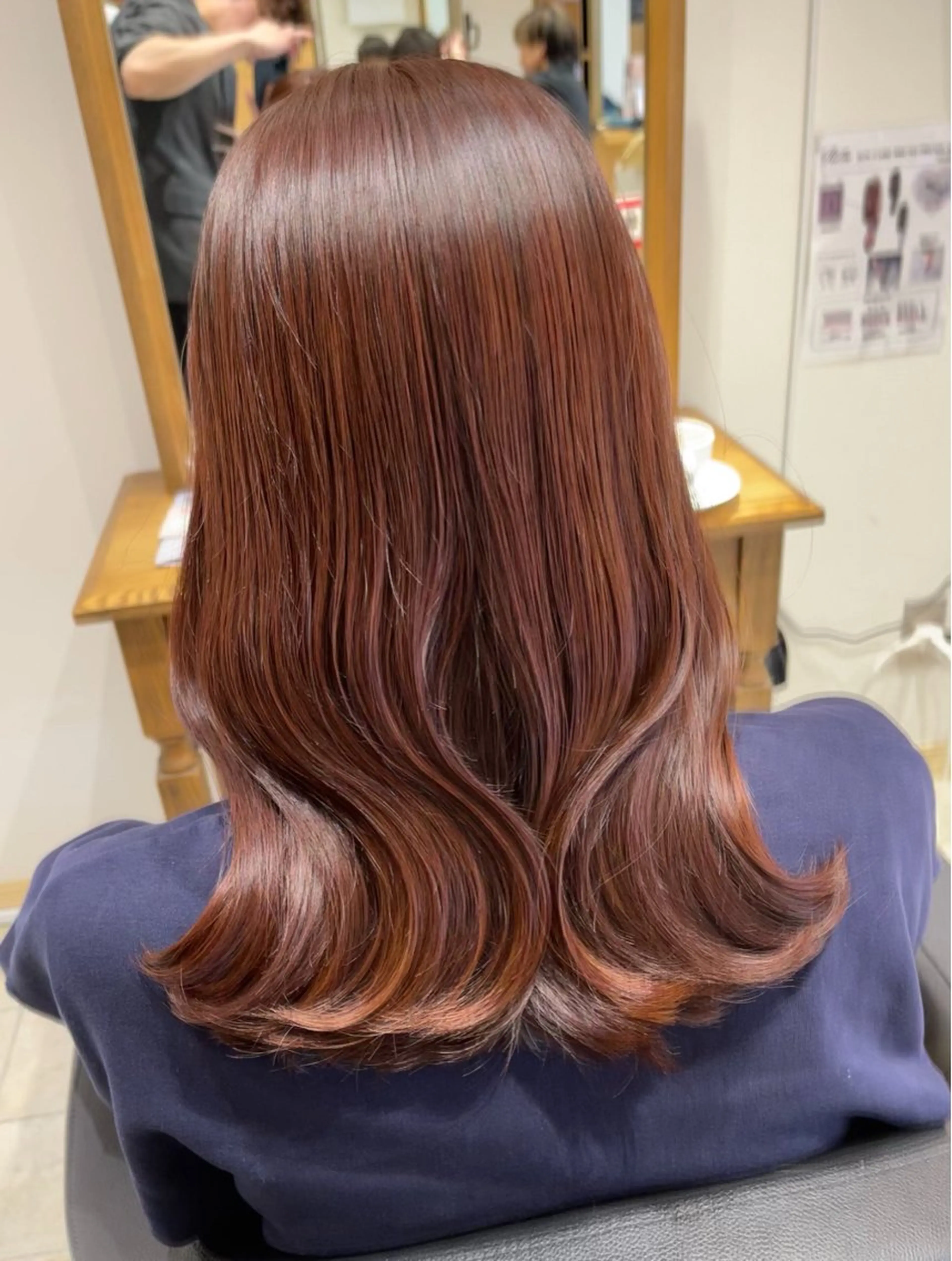 韓国風レイヤーカットの写真