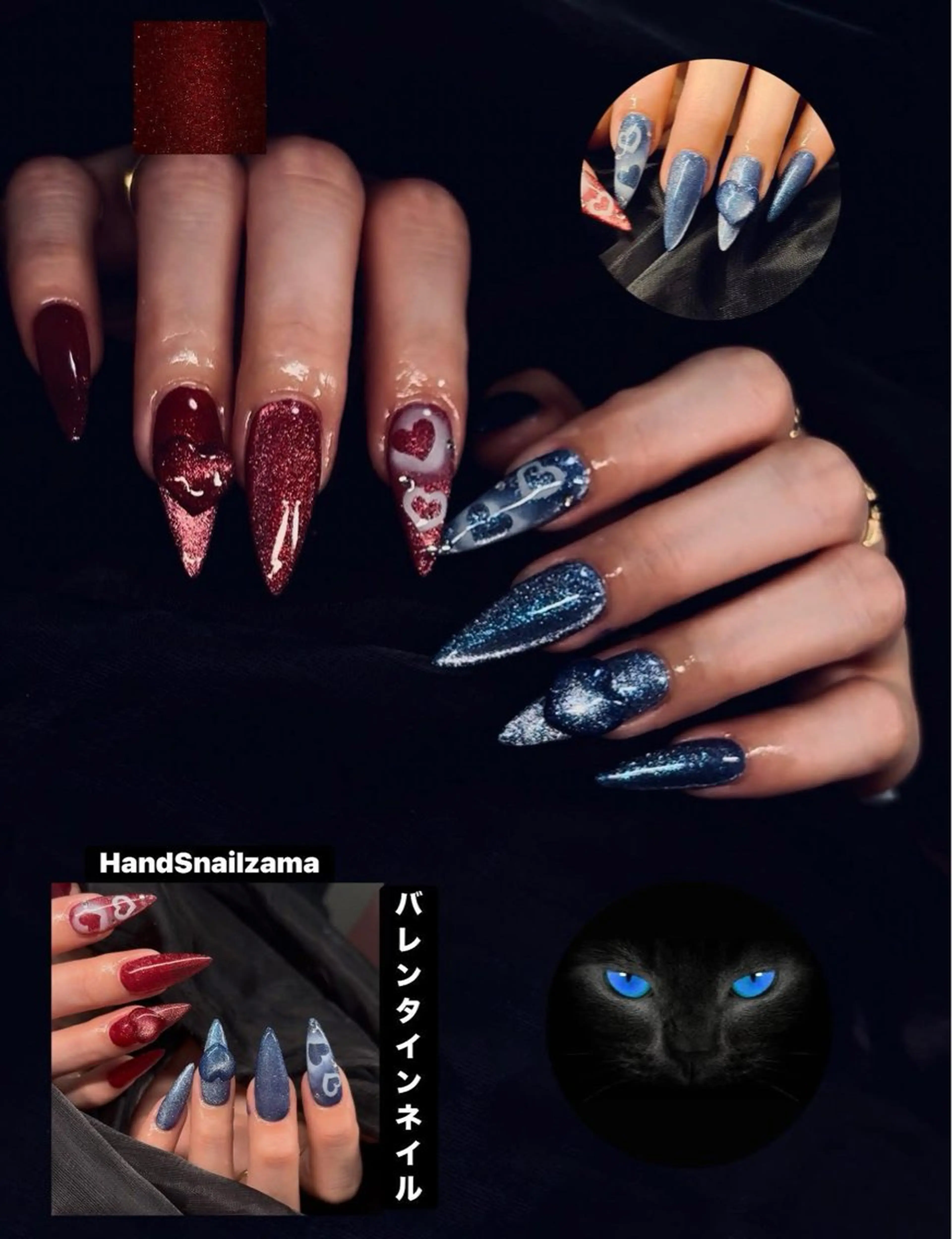 ネイル マグネットネイル HandSnail自宅サロン所属・HandSnail 座間自宅ネイルサロンのネイルデザイン