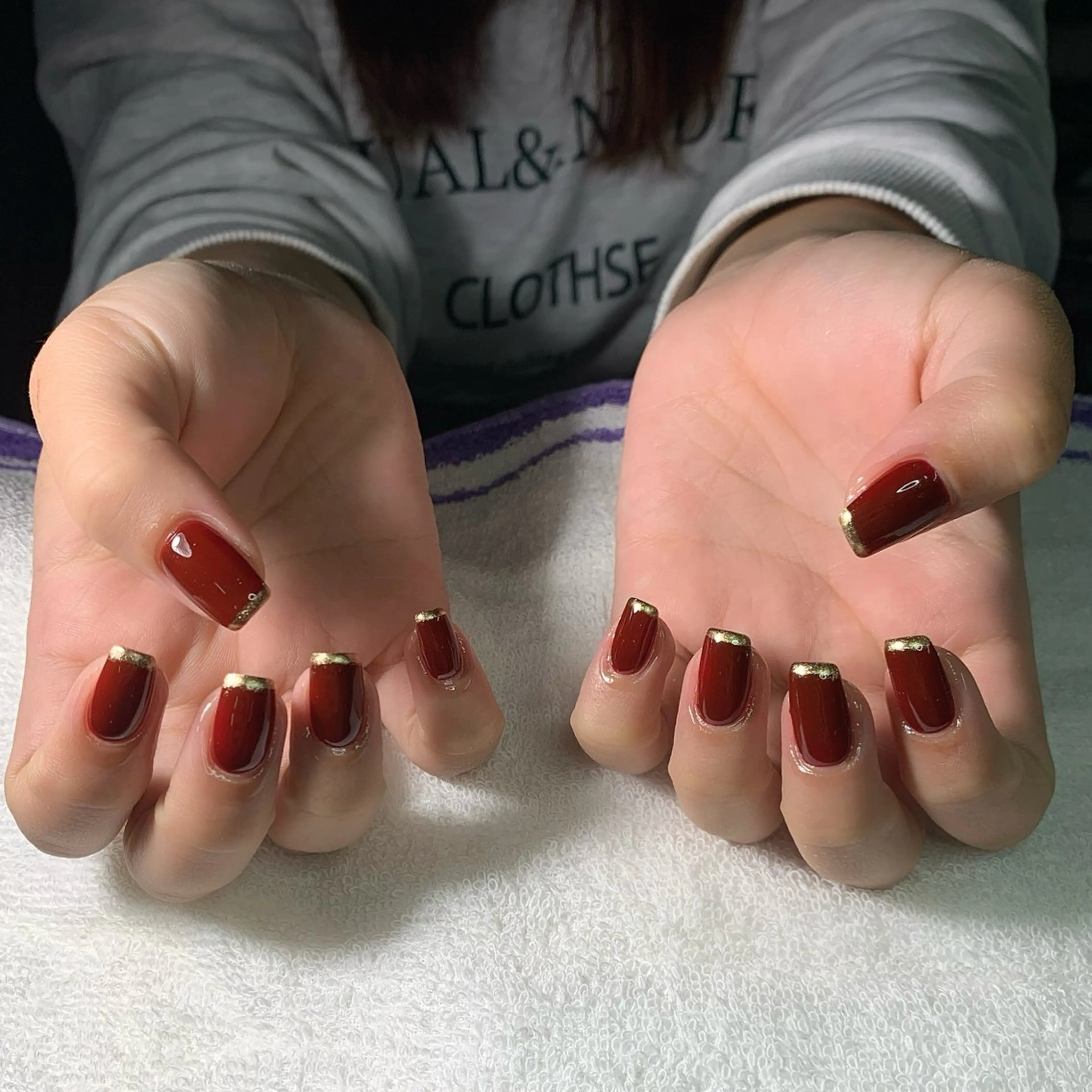 ネイル フレンチネイル ハンドネイル フットネイル MHR nailのネイルデザイン