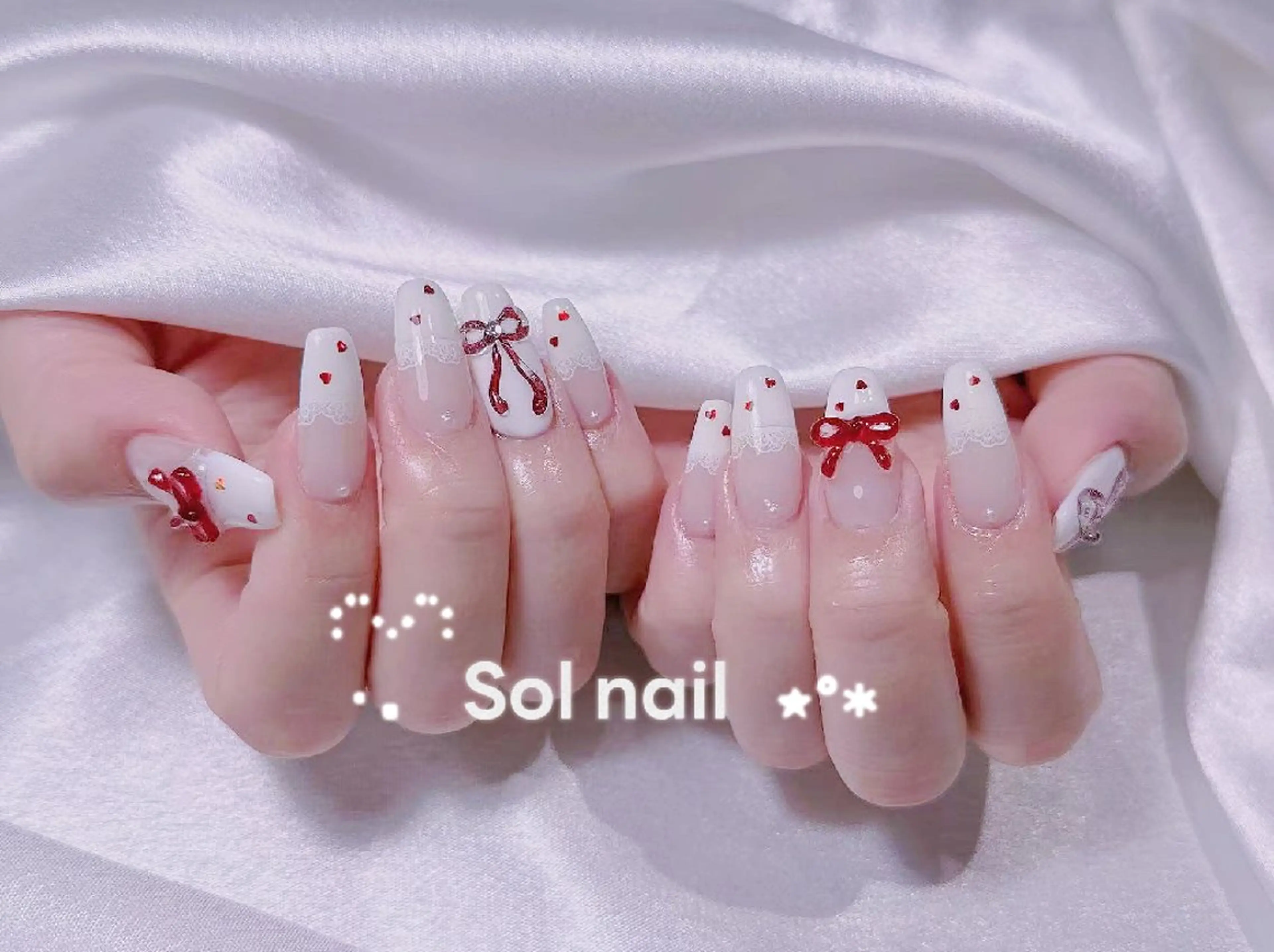 ネイル ハンドネイル ハンドケア パラジェル＆フィルイン取り扱いサロンSol Nail所属・Sol Nail ミネのネイルデザイン
