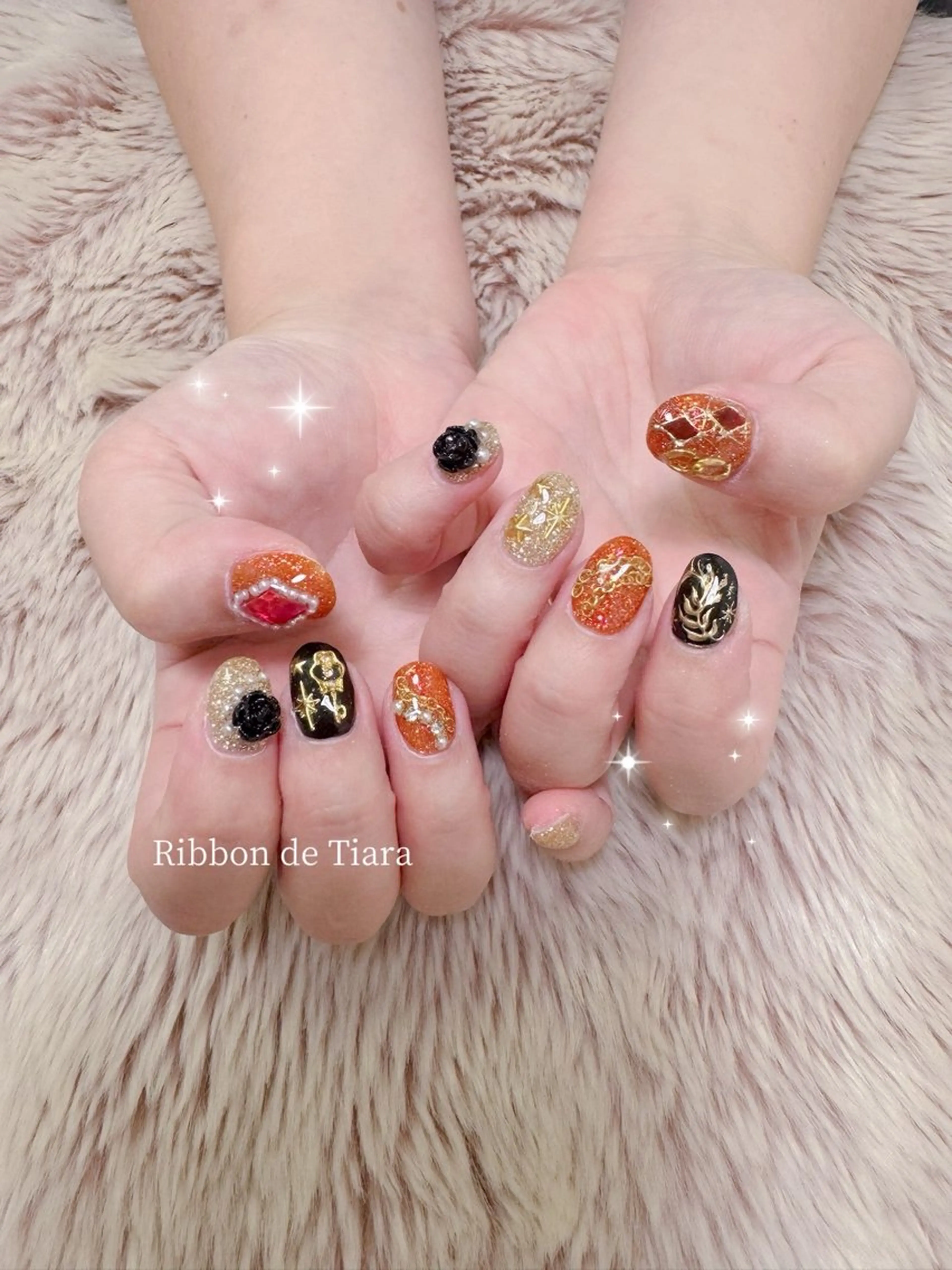 ネイル ハンドネイル オーナーネイリスト MAKIのネイルデザイン