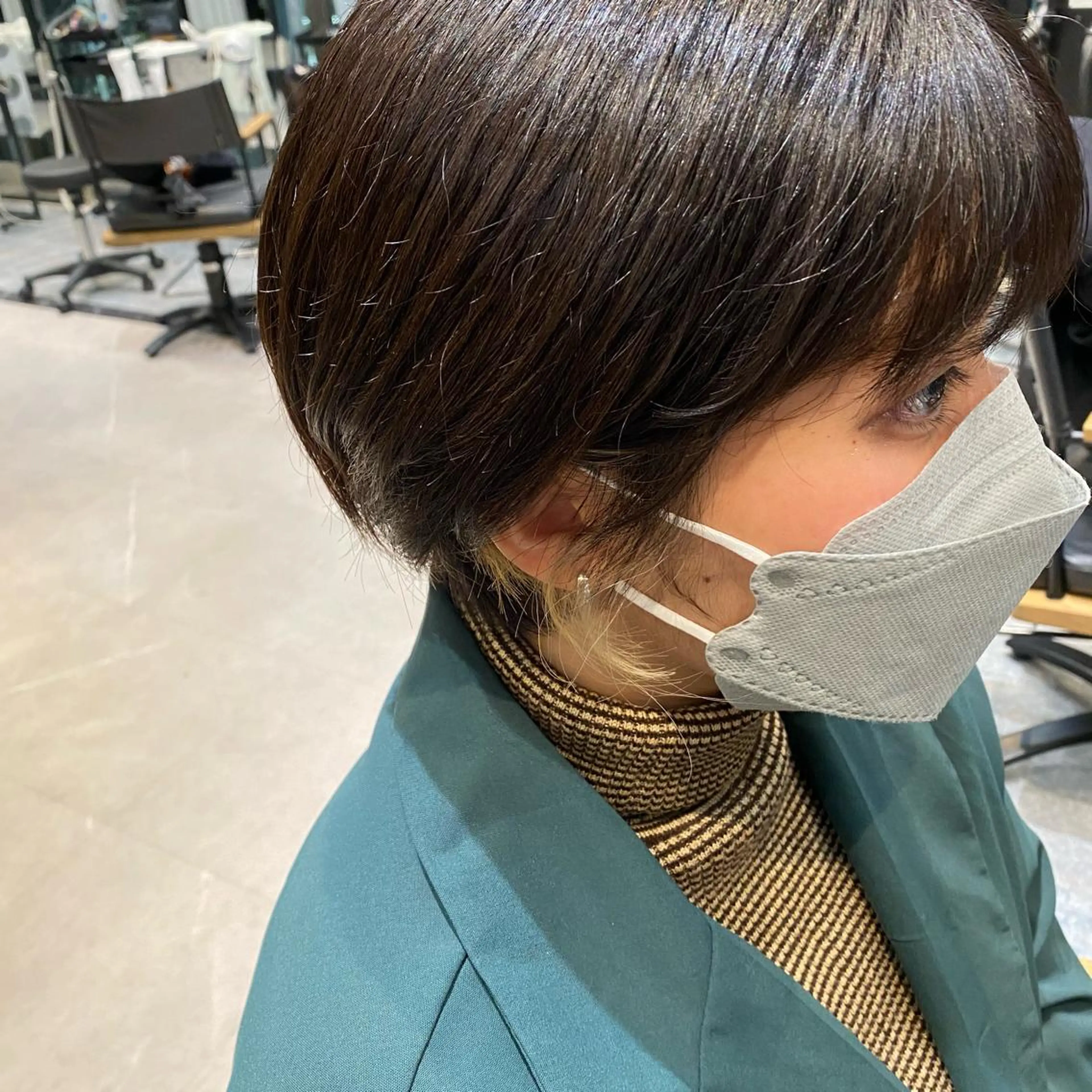 ショート カラー やました りの☁のヘアスタイル