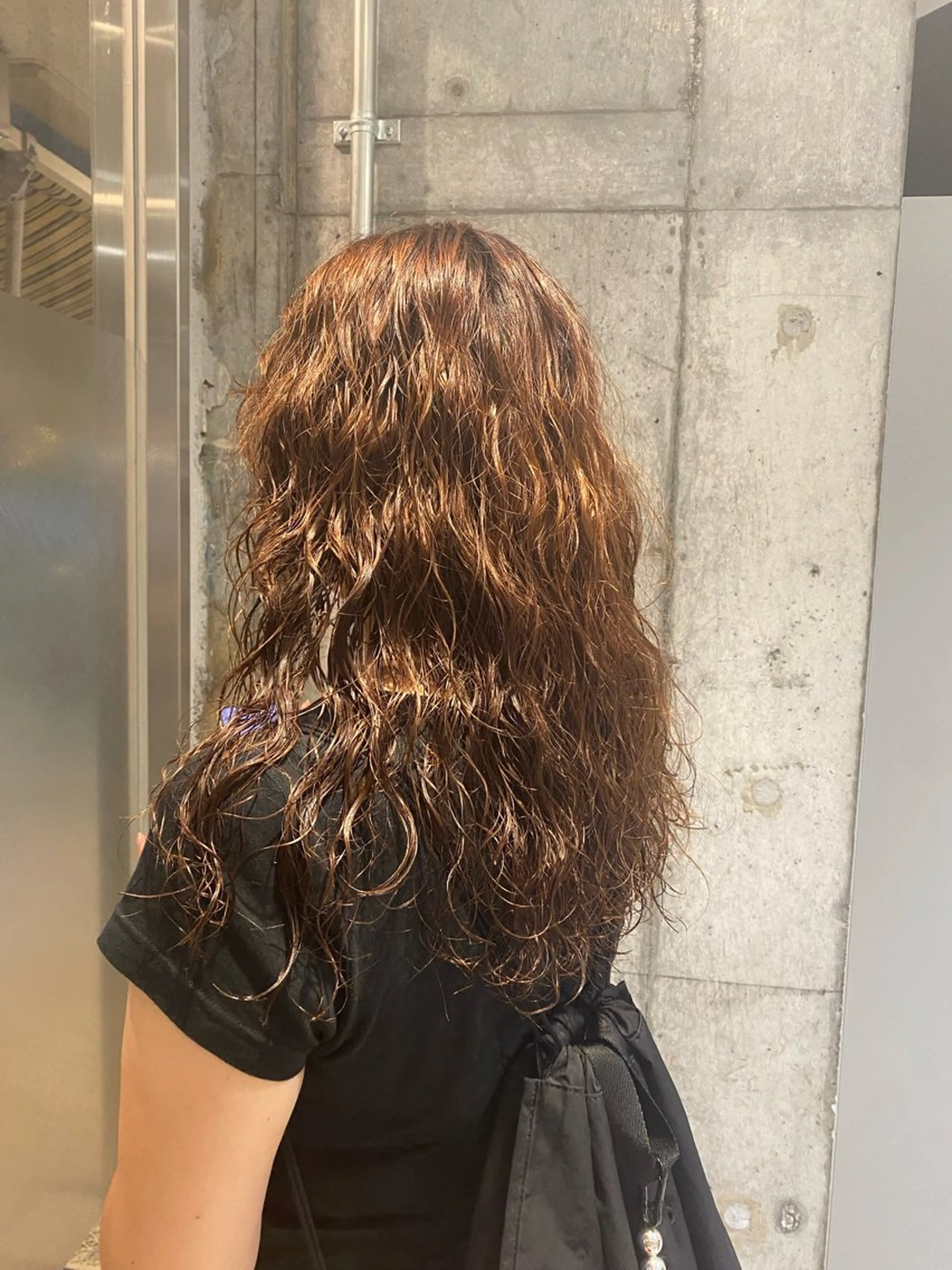 ロング パーマ パーマ メンズ得意です💥 ハユカといいます❗️のヘアスタイル