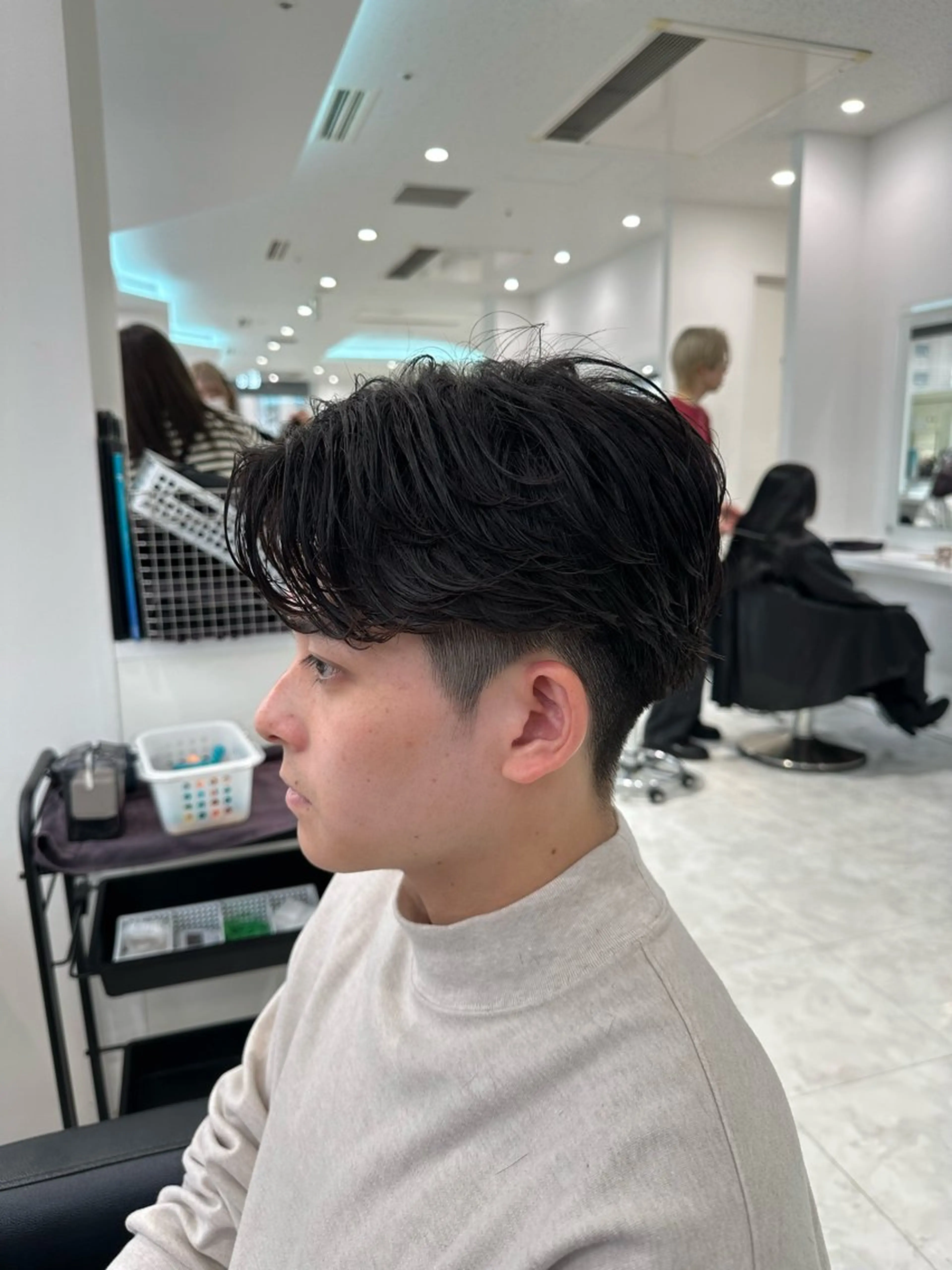 パーマ メンズ カット パーマ 🐺メンズパーマ マッシュ　あさひ🐺のヘアスタイル