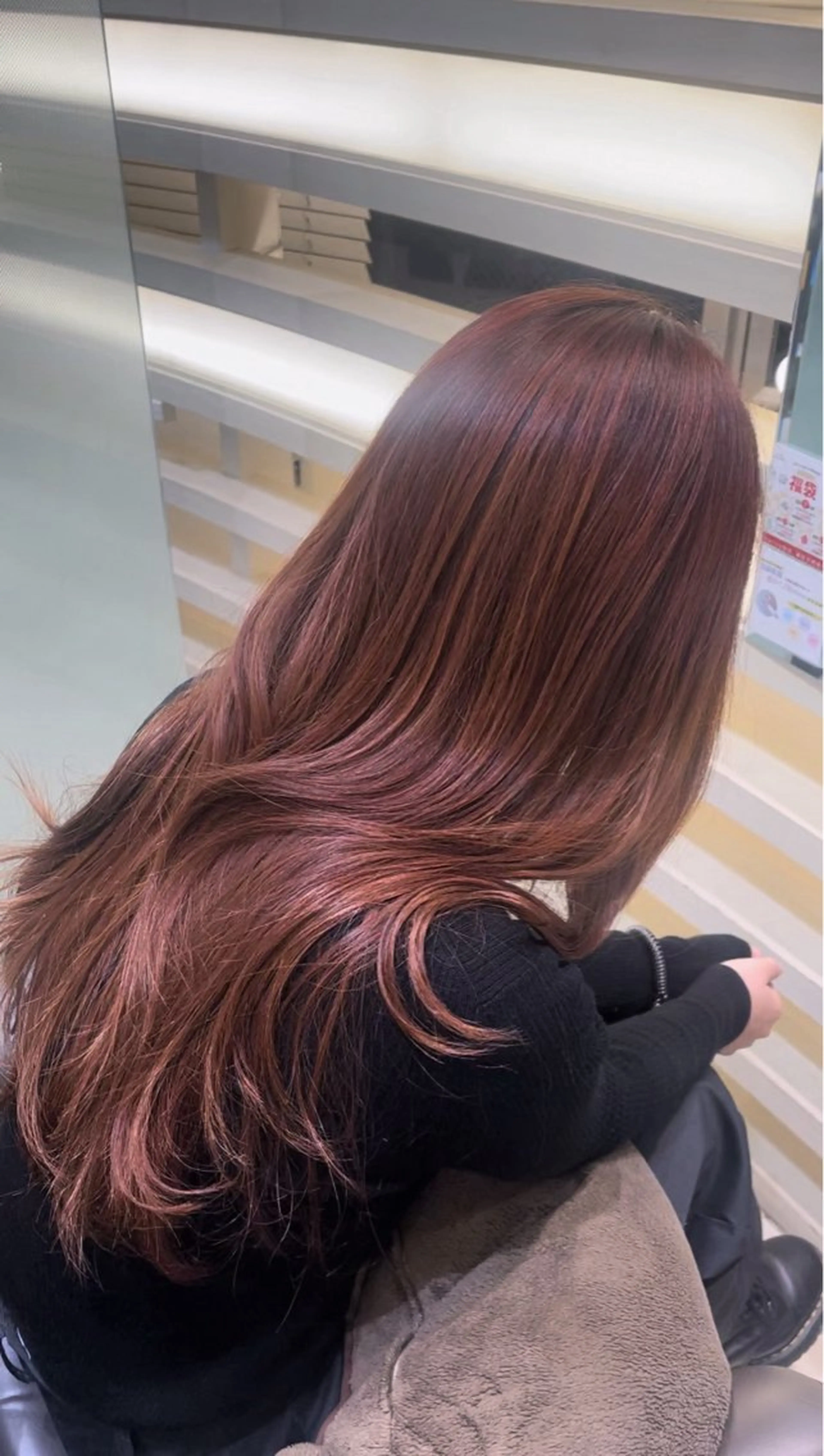 ロング カラー 💖大人韓国ヘア💖 韓国艶カラー【銀座】のヘアスタイル