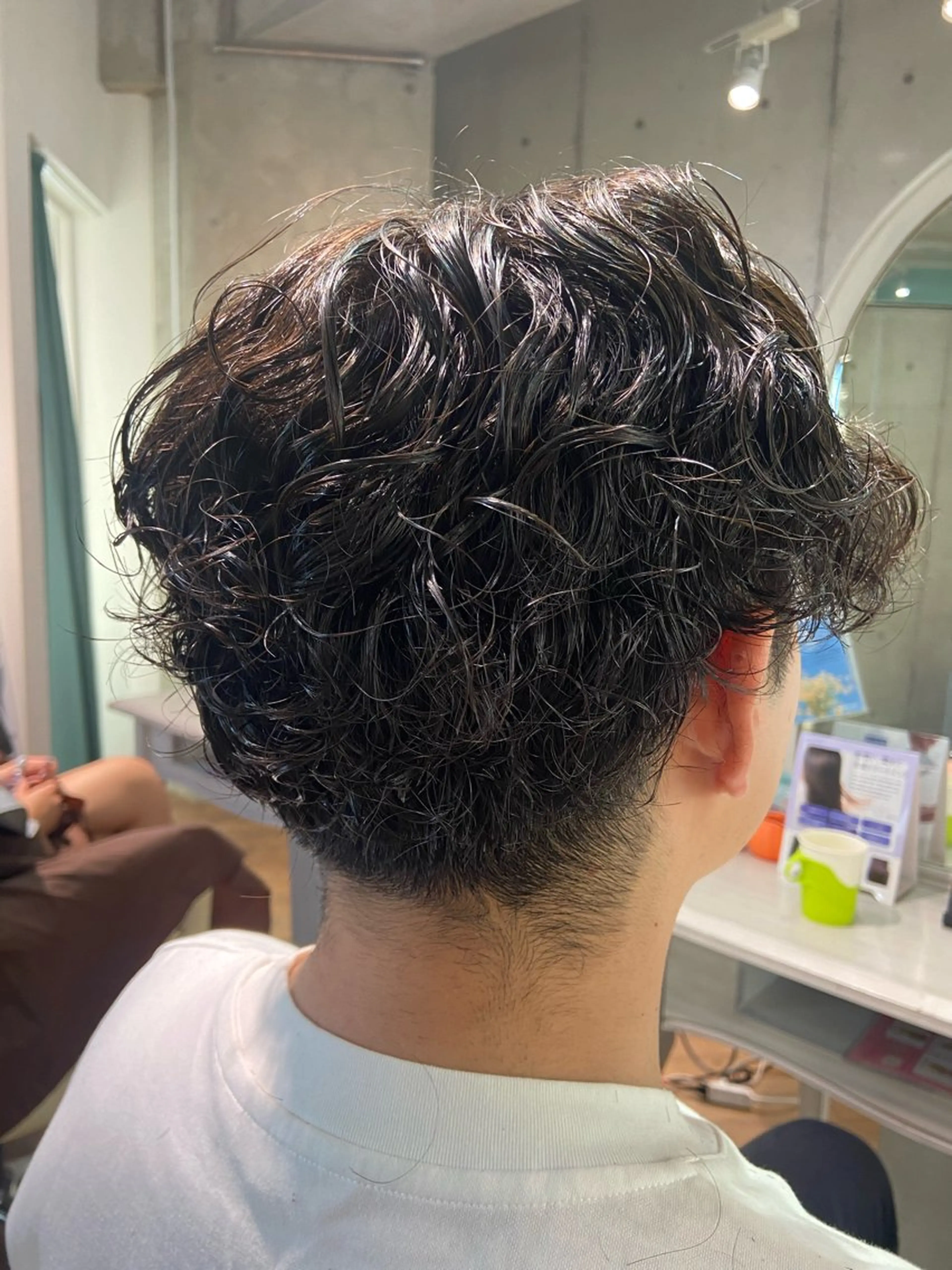 メンズ カット パーマ トリートメント 🧸プルエクステ❤︎ ネイルKAO🧸のヘアスタイル