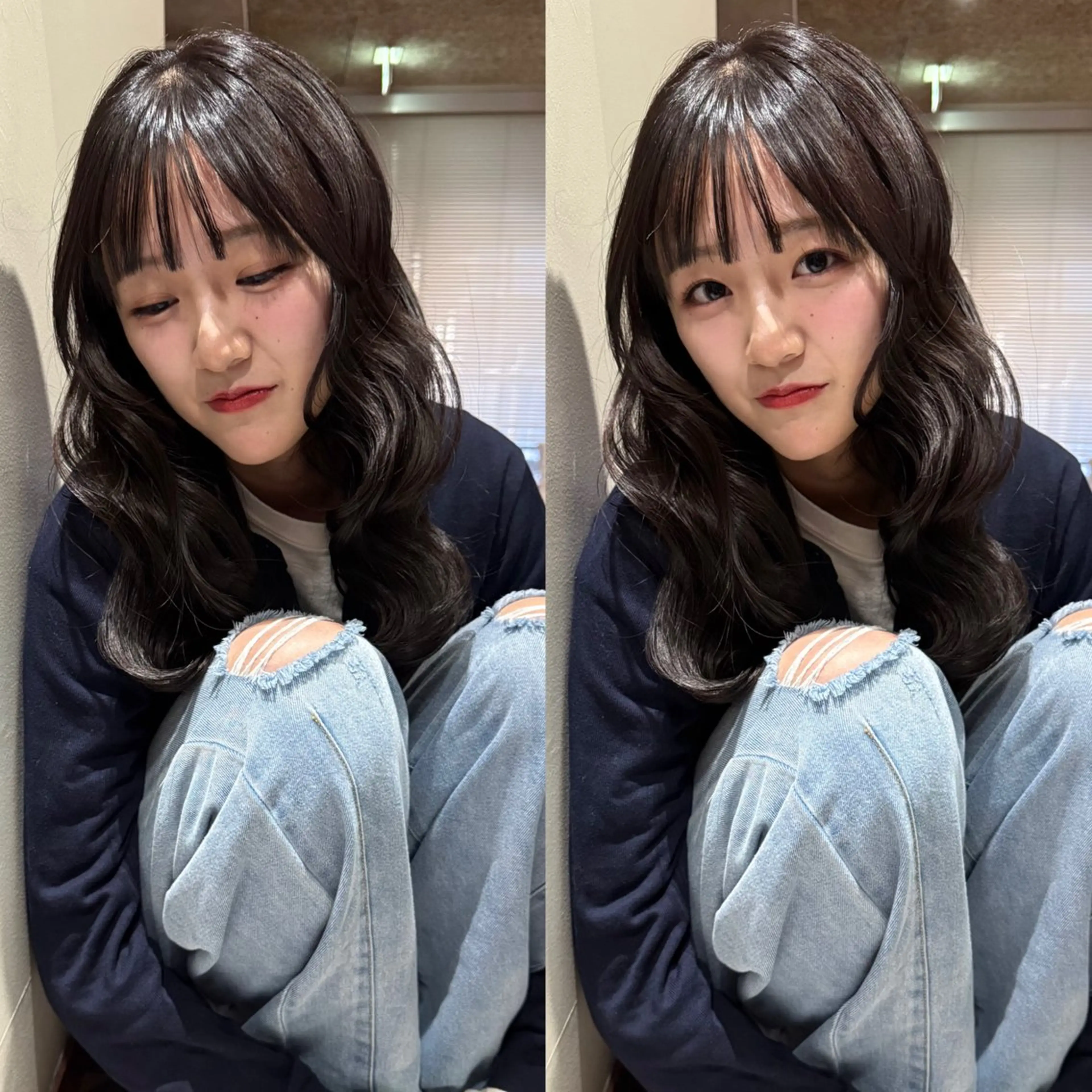 【 人気 no.1˚✧₊ 】 ご新規様限定 カット+カラー+2stepトリートメント🧣の写真