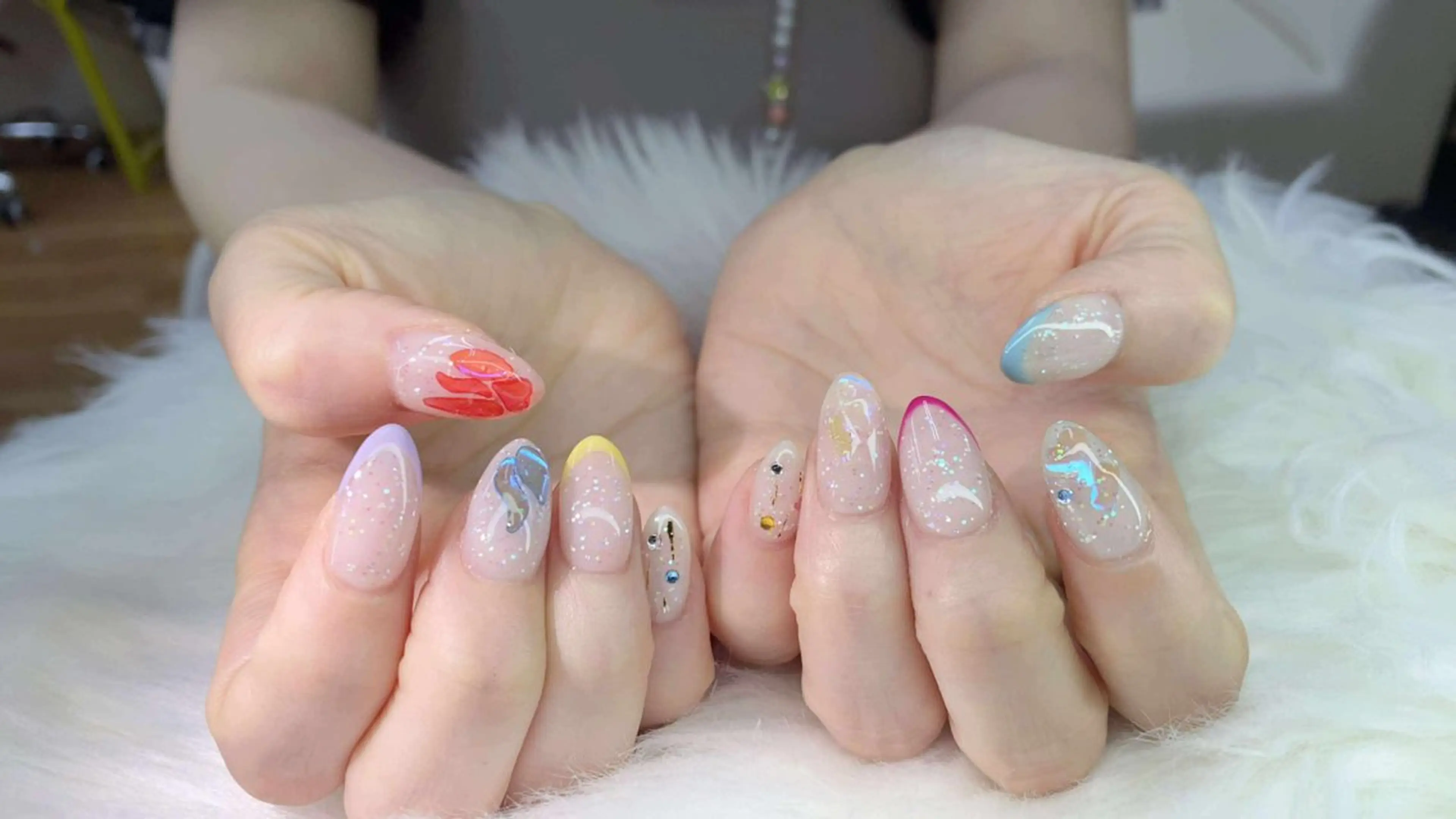 ネイル ハンドネイル ハンドケア Hara Nail 【パラジェル使用】のネイルデザイン