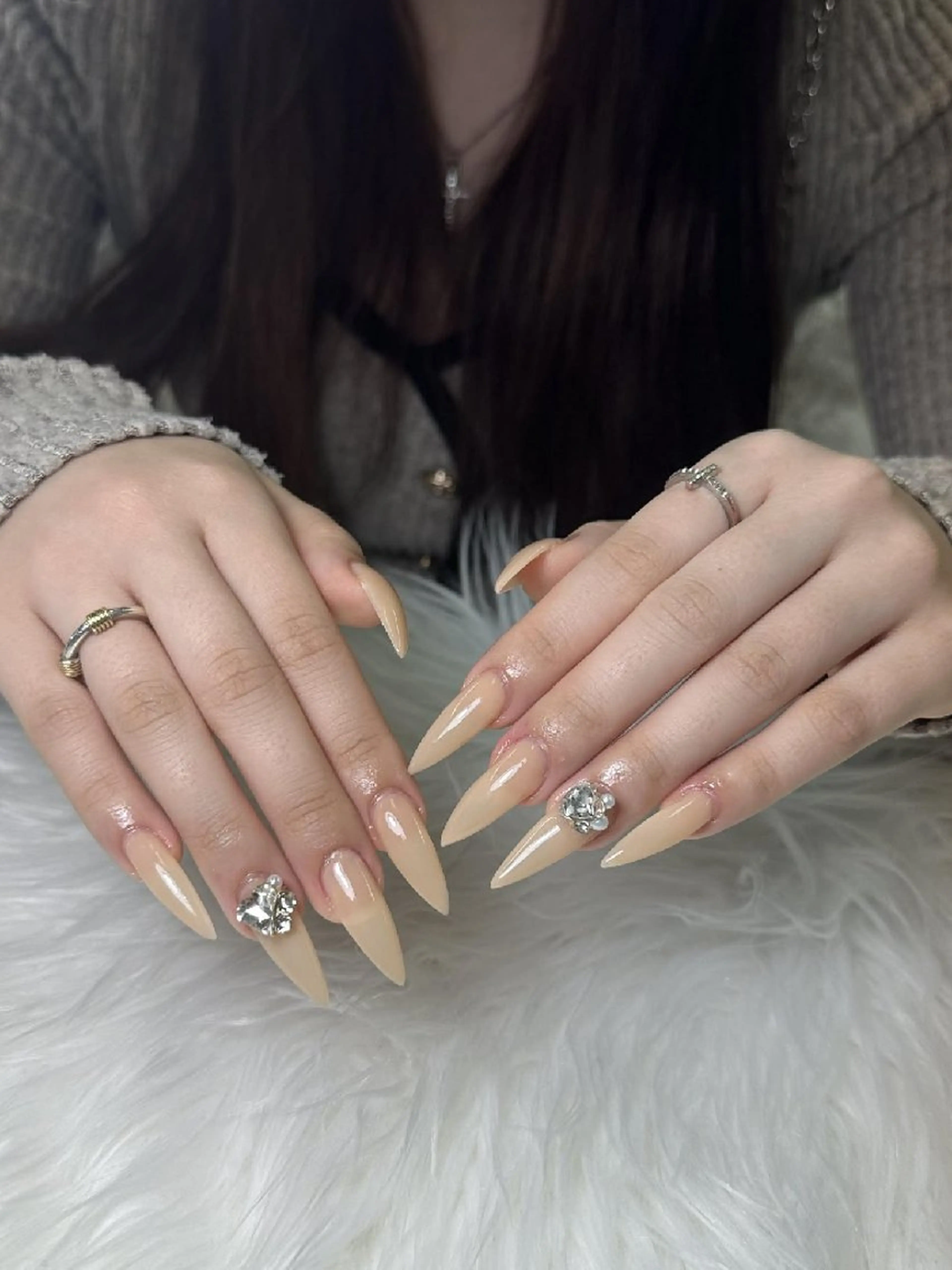 長さ出し、４本アートの写真