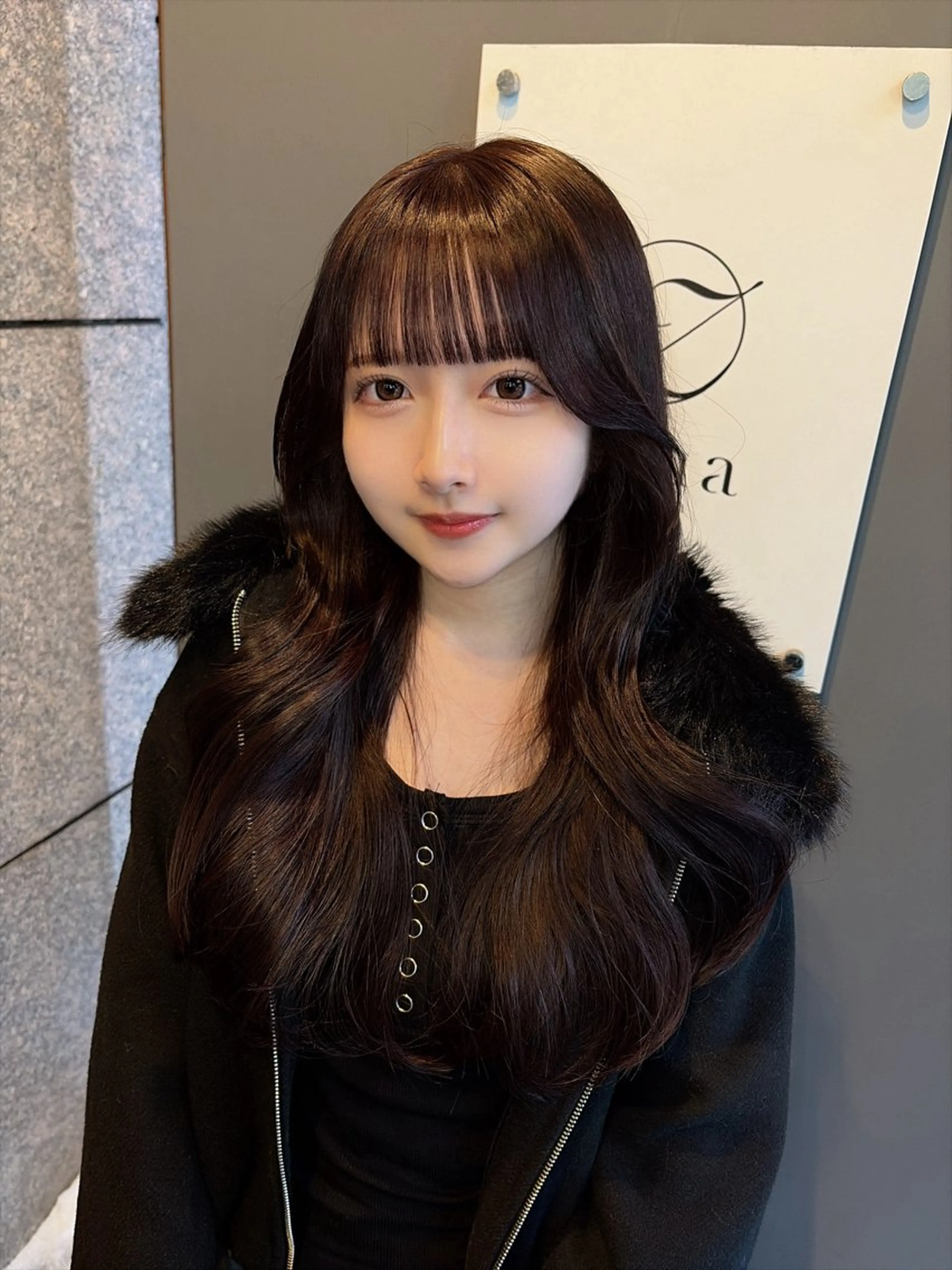 ロング ヘアカラー 🍒韓国風ボブ🍒 syoのヘアスタイル