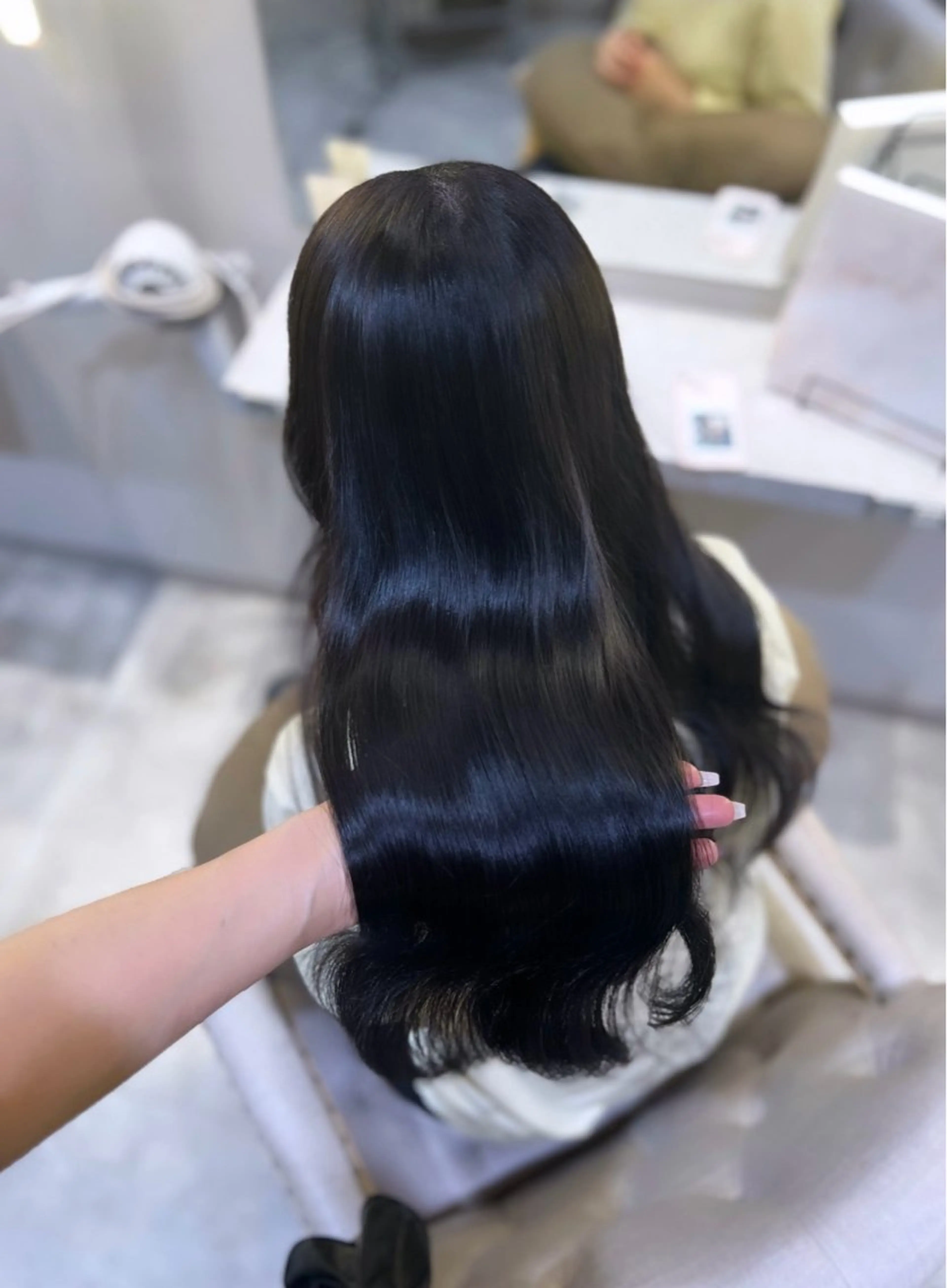 セミロング 🤍艶髪韓国ヘア🤍 Rikoのヘアスタイル