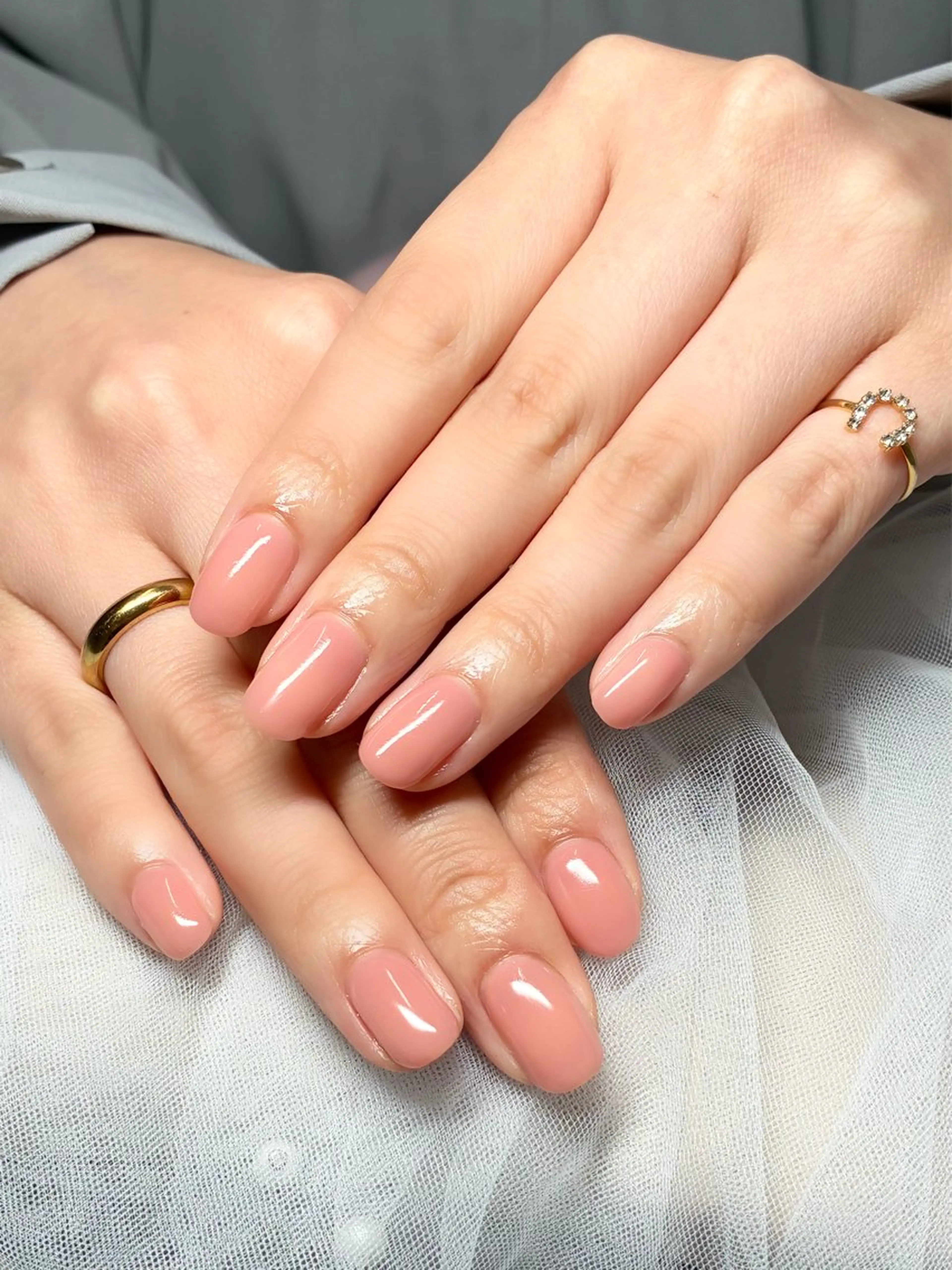 ネイル ワンカラーネイル LORAN Hotaruのネイルデザイン