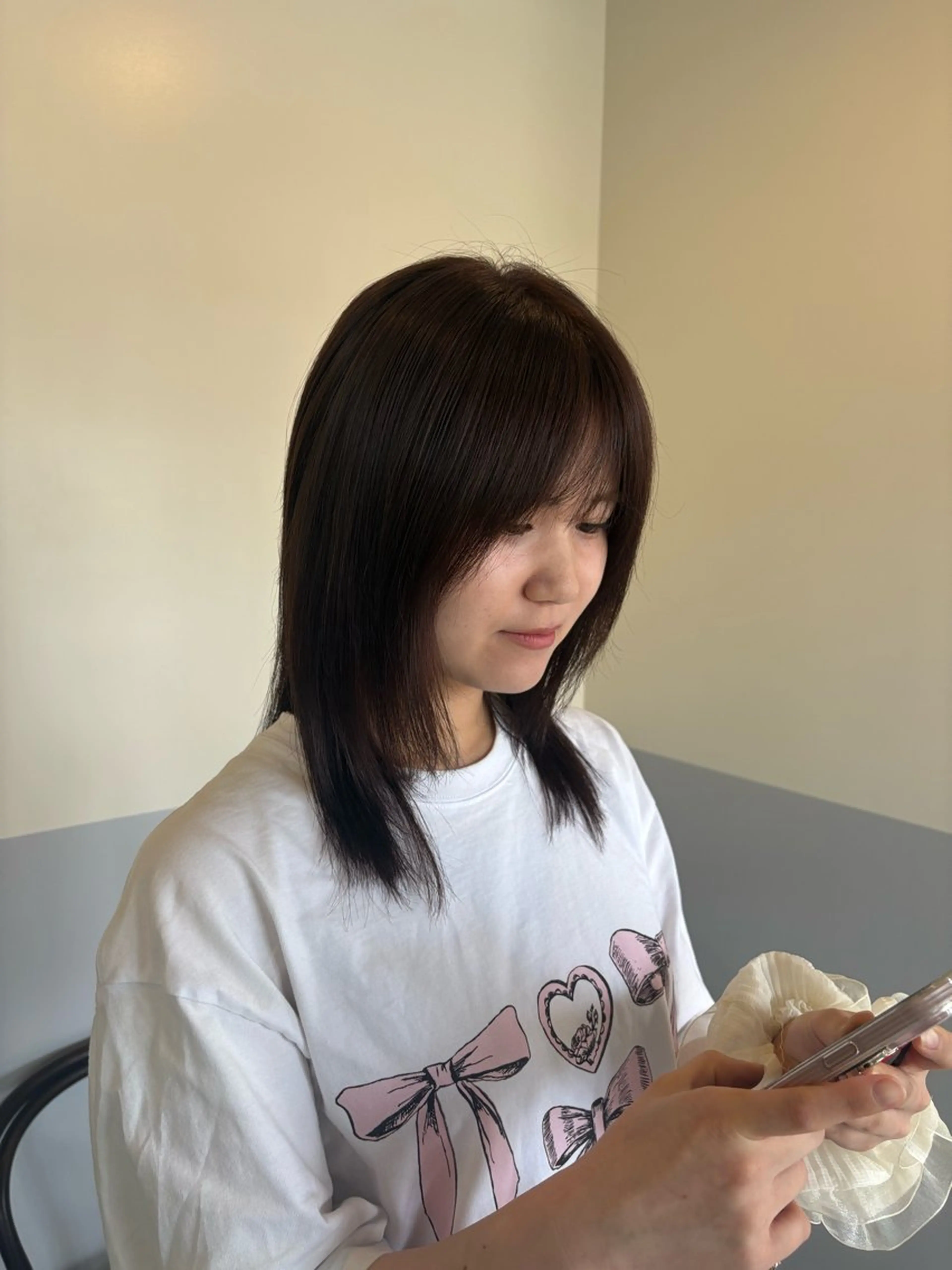 ミディアム 鈴木 美由華のヘアスタイル