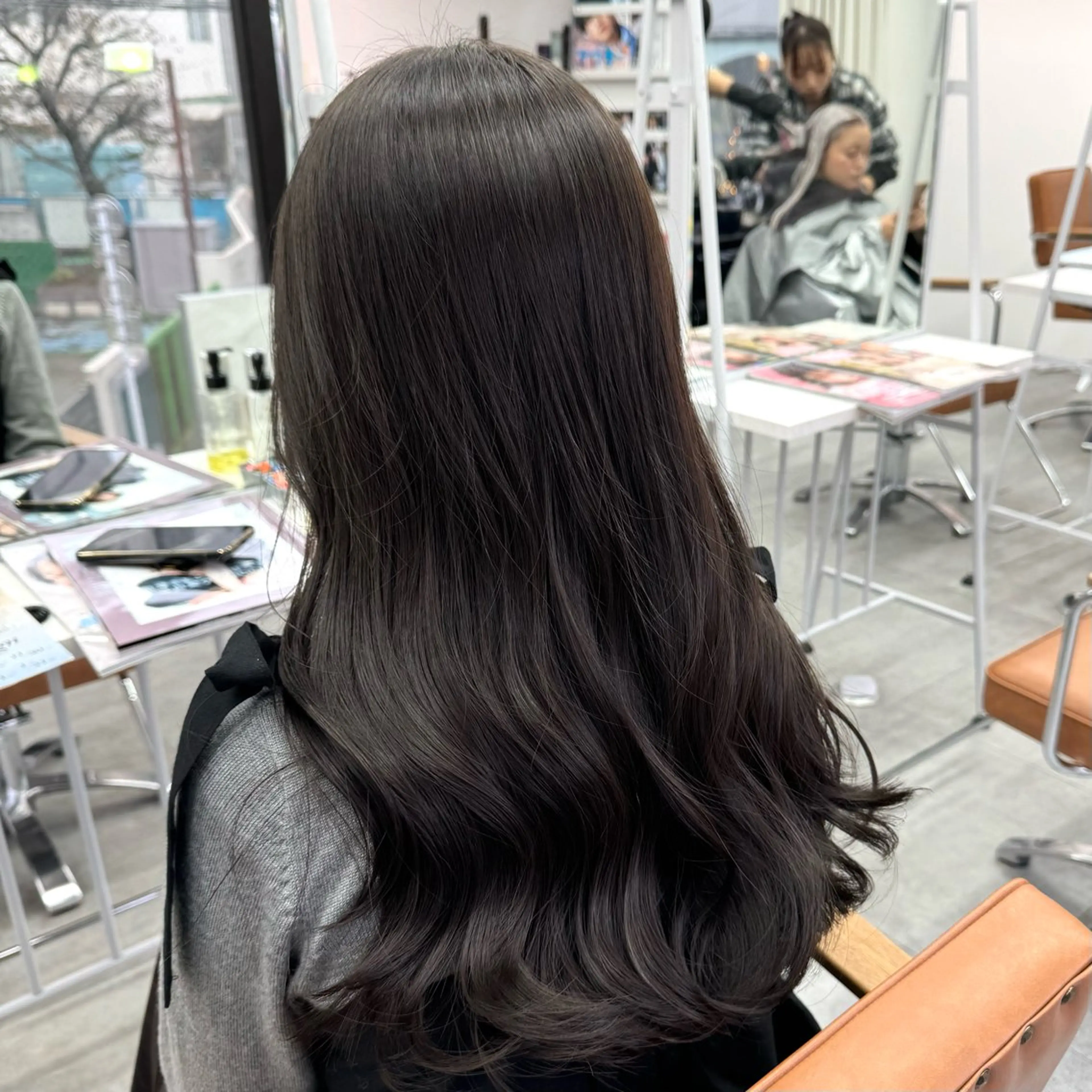 ロング カラー ヘアアレンジ ヘアカラー ブリーチなしカラー /新百合ヶ丘/安形翔のヘアスタイル