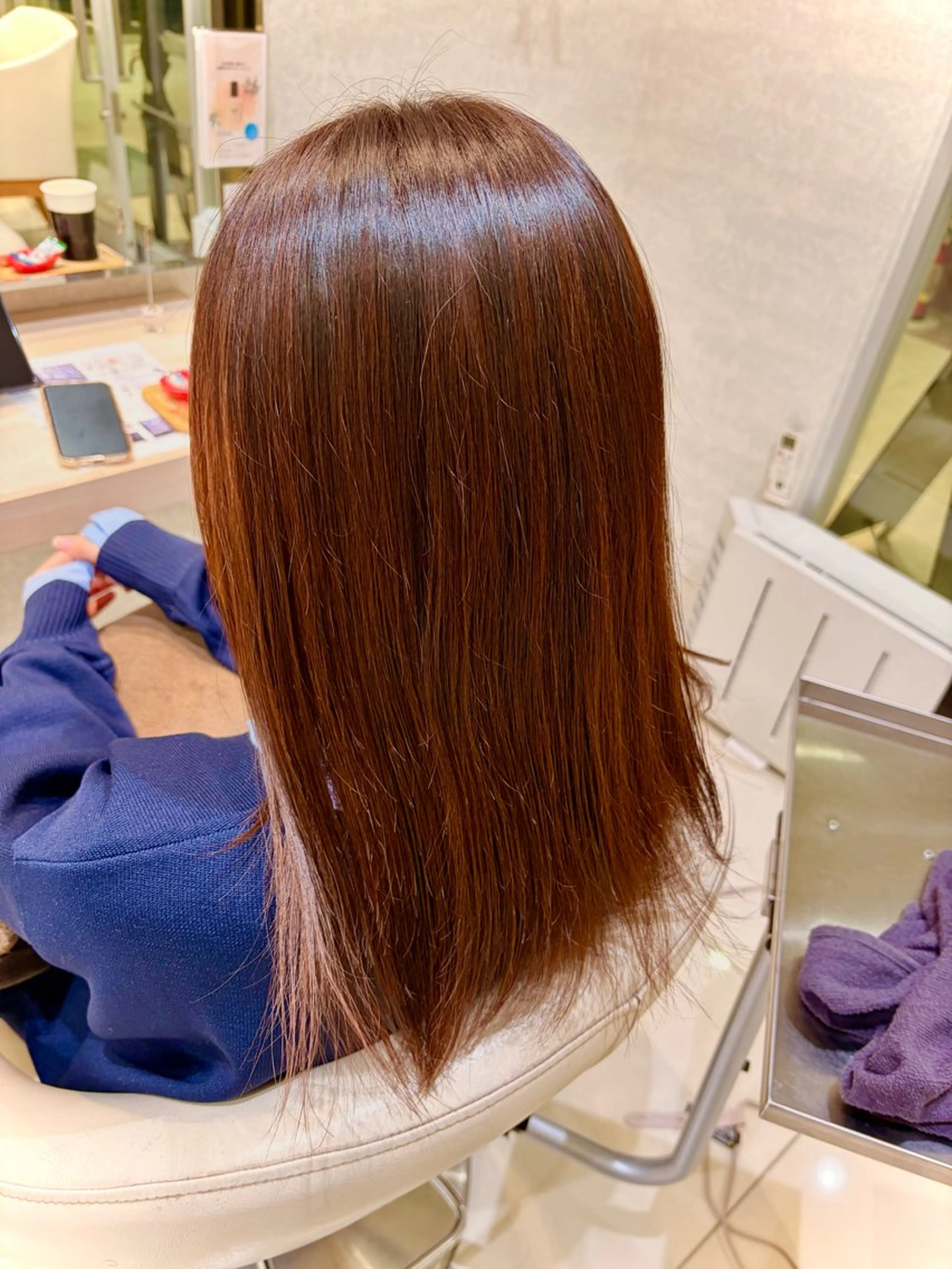 ロング カラー 髪質改善 トリートメント ヘアカラー 髪質改善カラー✨/ 西澤駿のヘアスタイル