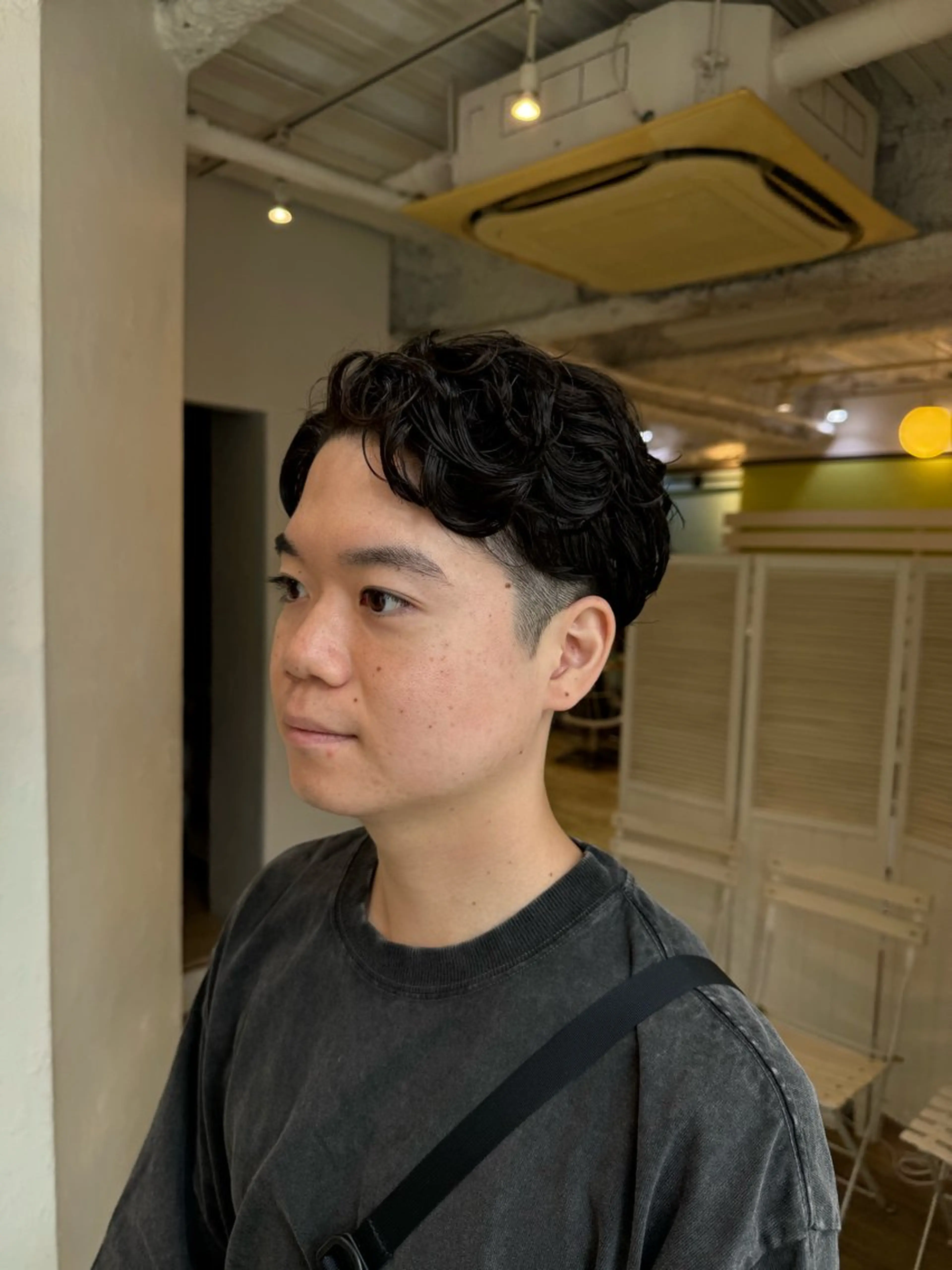 パーマ メンズ 🐻艶髪ヘア/韓国風 /隈河🐻のヘアスタイル