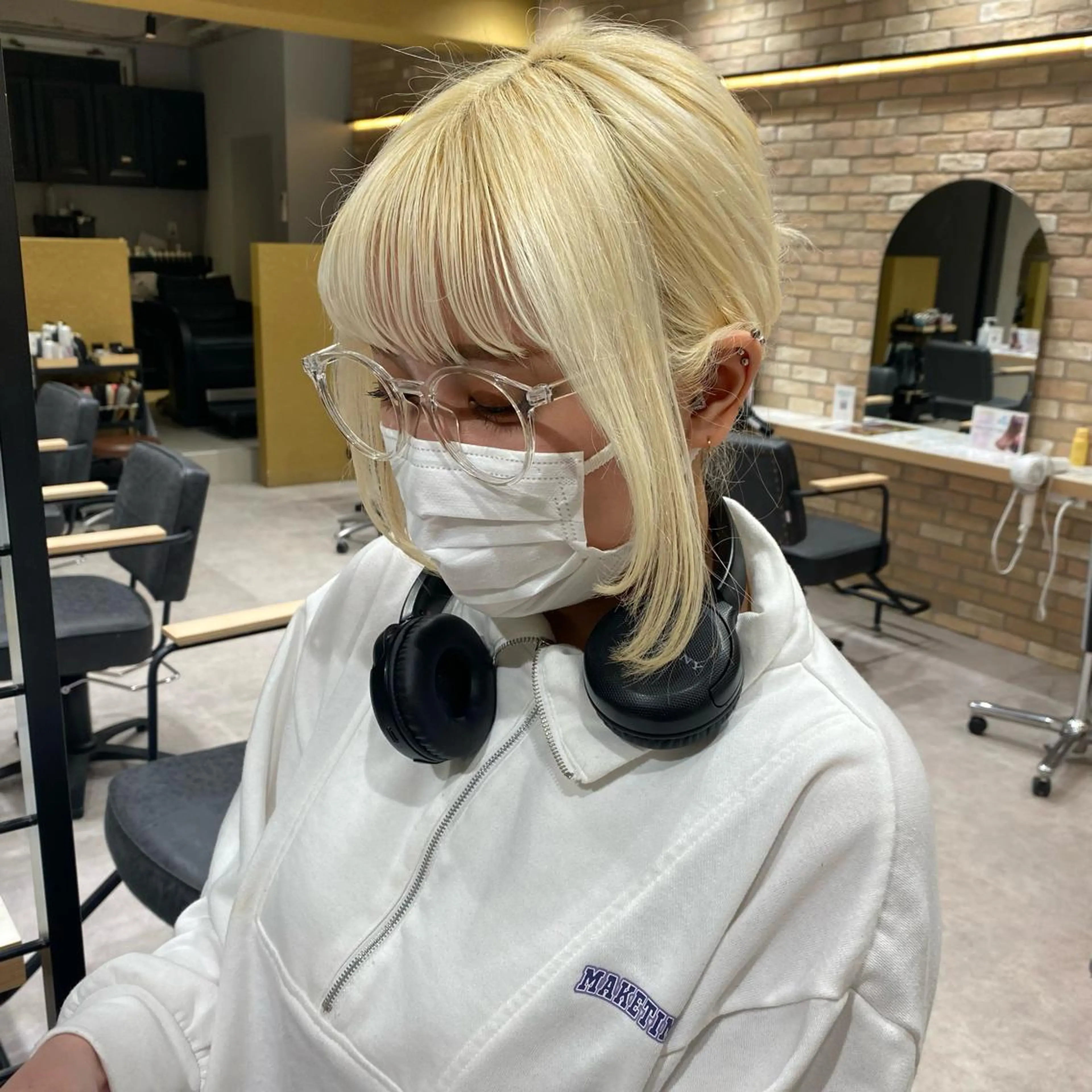 セミロング カラー 平野葵🎀 hair/nailのネイルデザイン