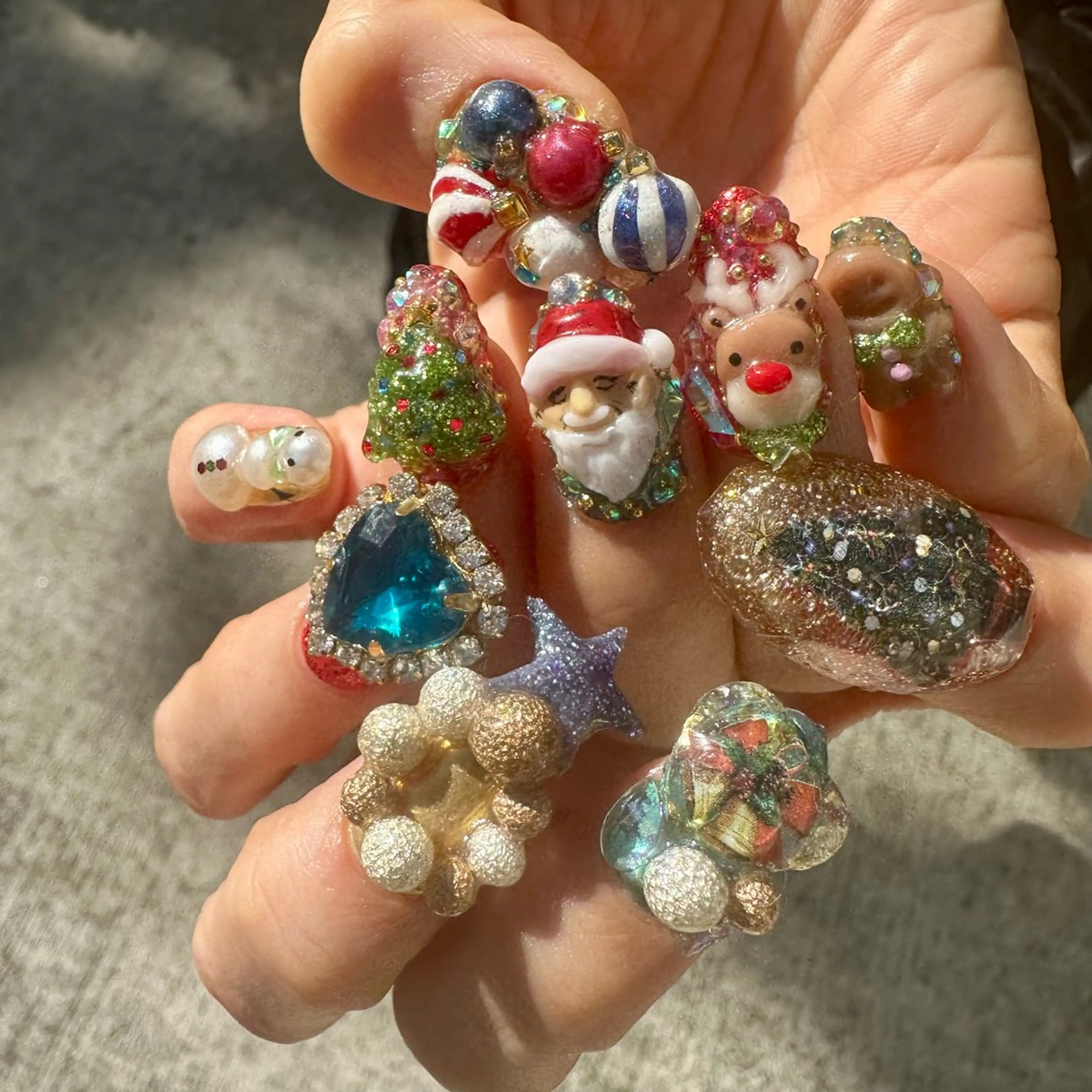 ネイル 冬ネイル クリスマス その他(ネイル) jamspark ✨のネイルデザイン