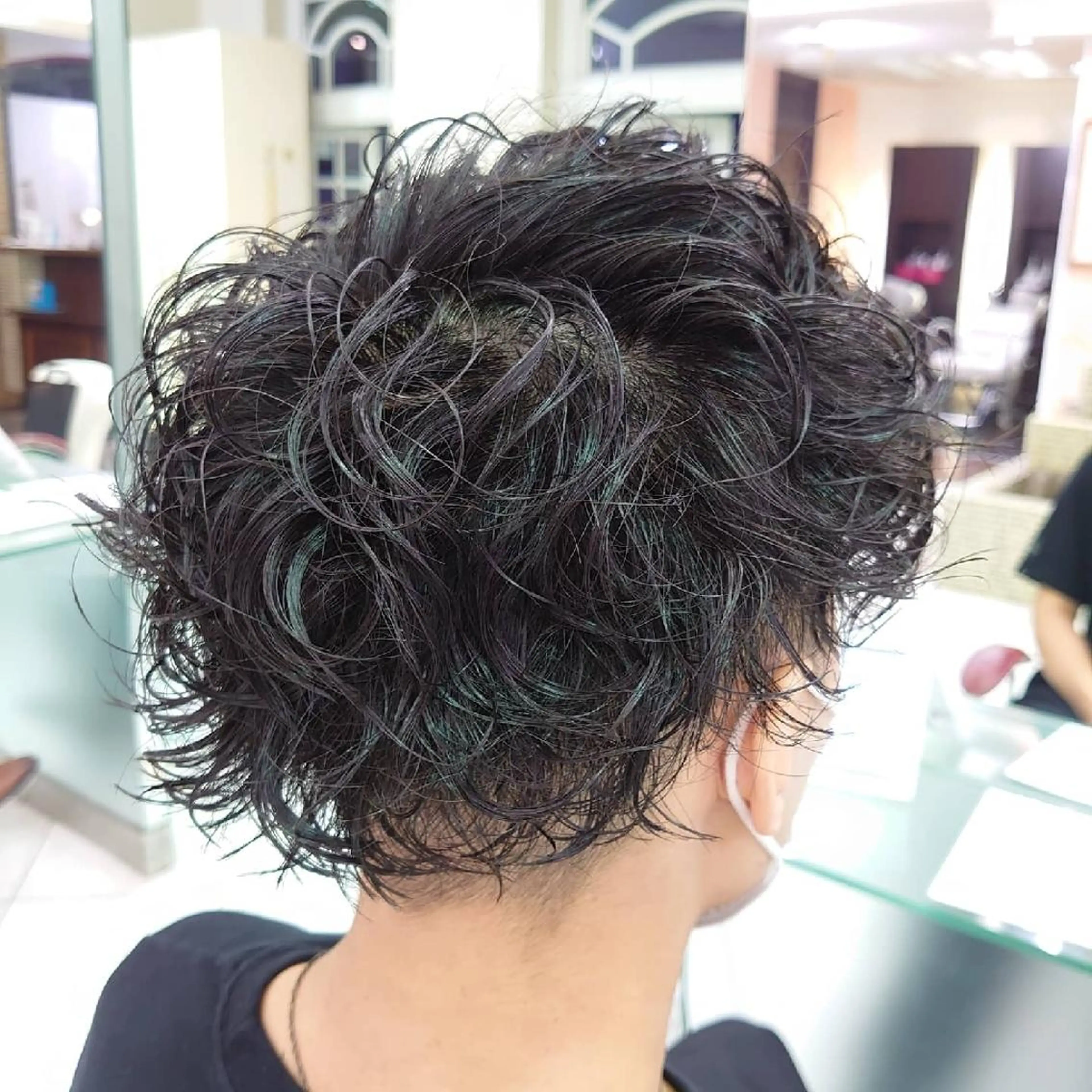 ショート パーマ メンズ マッシュ 🐺デザインウルフ / 一ノ瀬 凌🐺のヘアスタイル