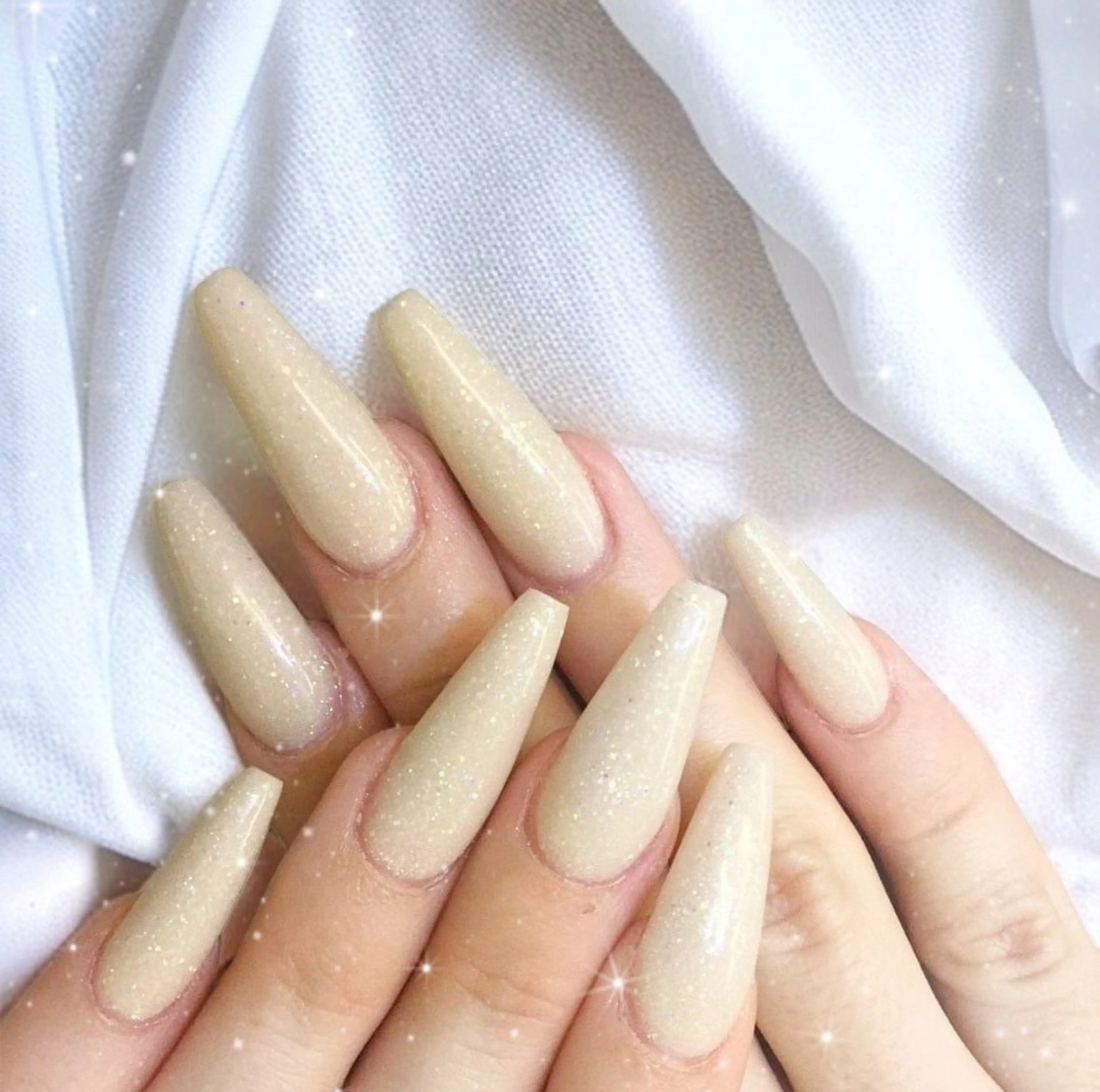 ネイル ホワイト ハンドネイル Bestnail所属・Best Nail Yu🎀🫧のネイルデザイン