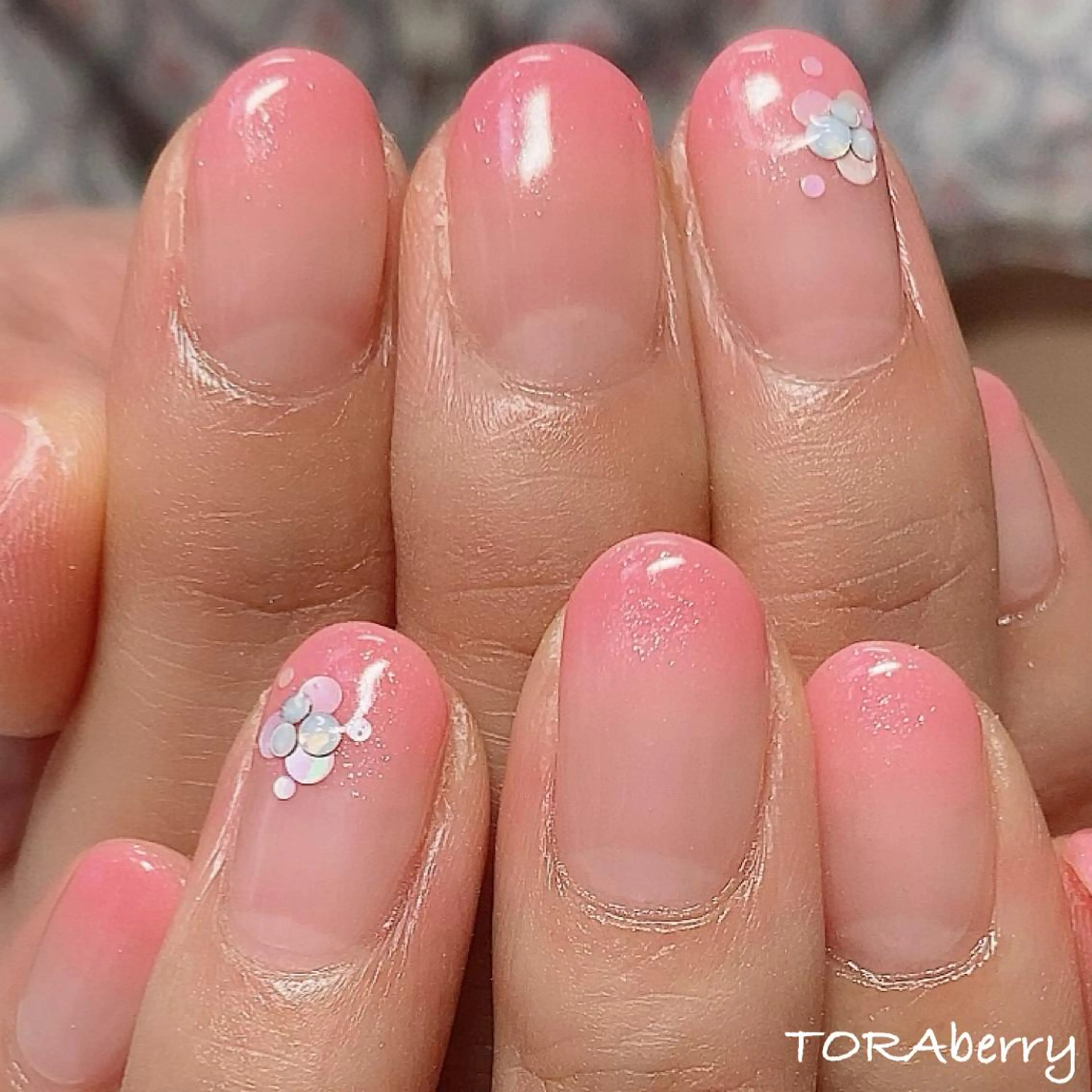 ネイル グラデーション ハンドネイル ネイリスト なつみのネイルデザイン