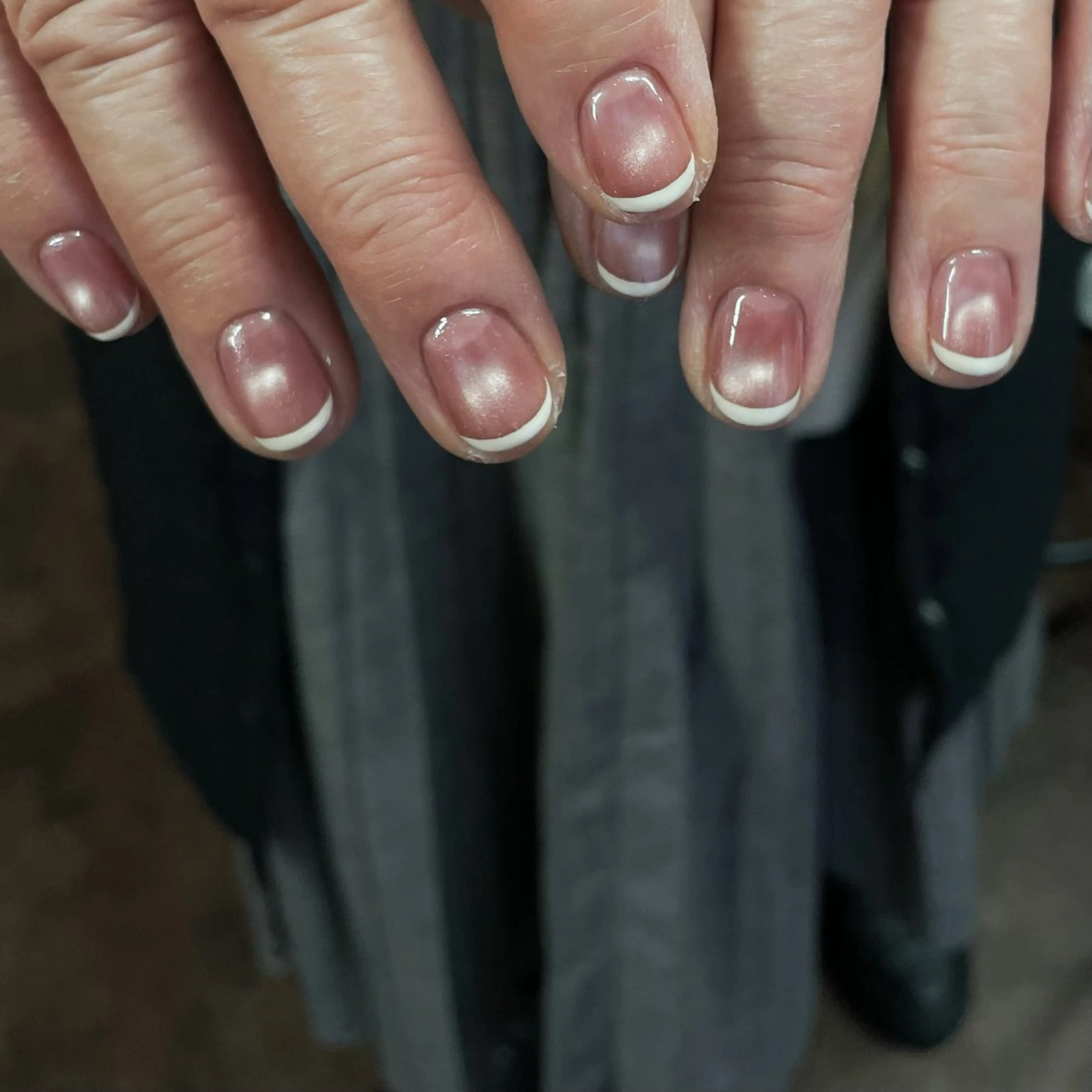 ネイル フレンチネイル マグネットネイル ハンドネイル F room 表参道のネイルデザイン