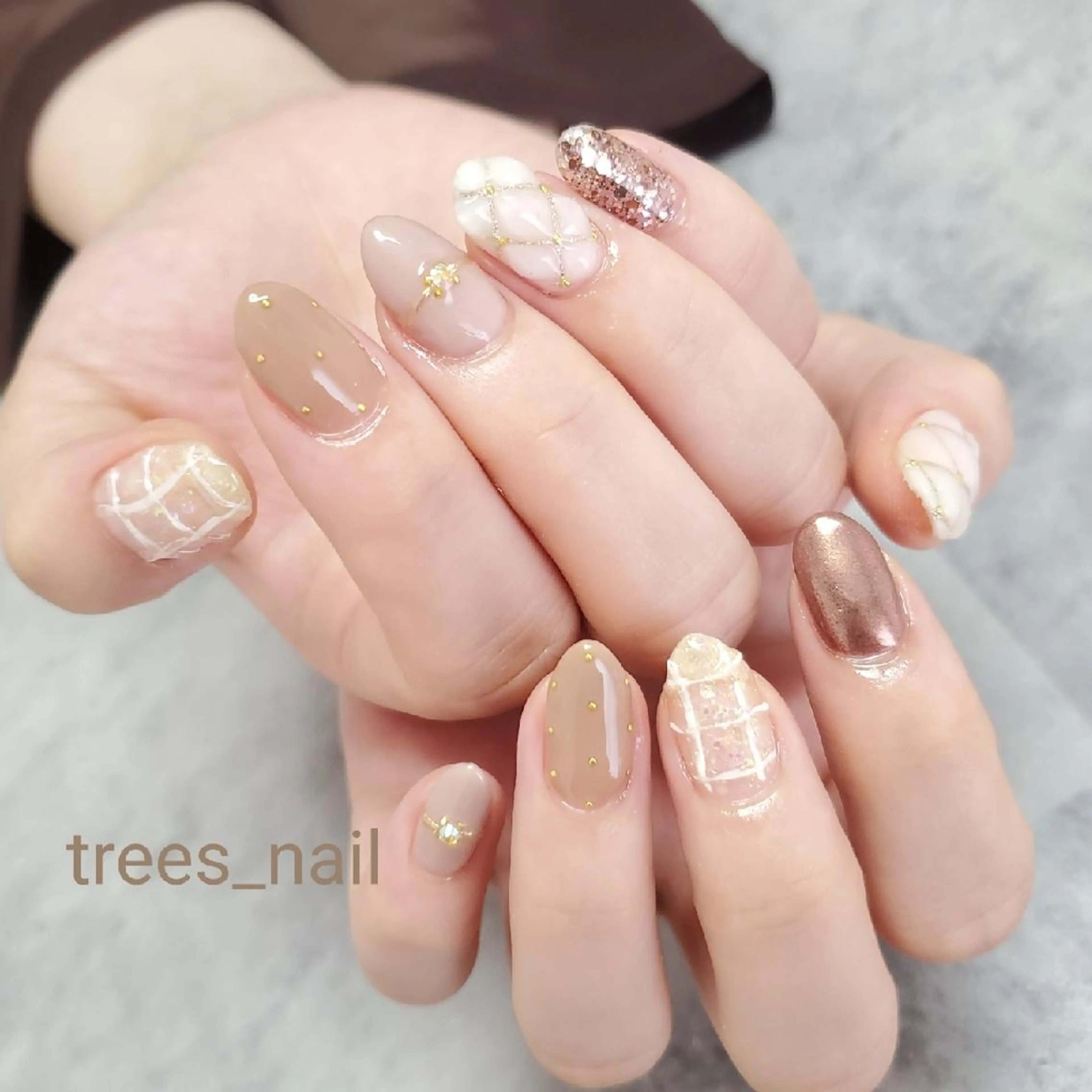 ネイル trees_ nailのネイルデザイン