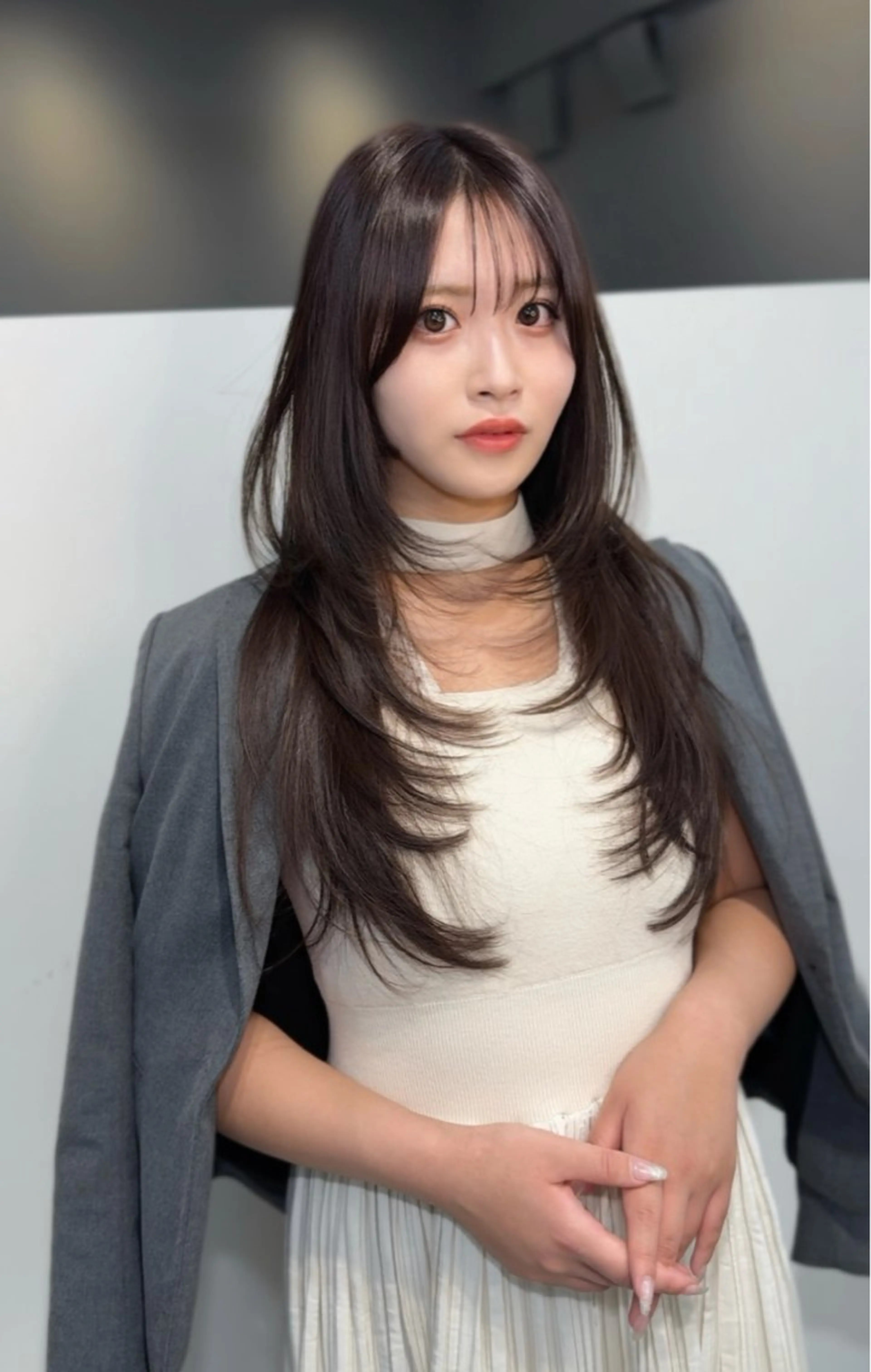 ロング カラー カット ヘアカラー トリートメント 🦋韓国系指名No1 店長/圓山 祐也🦋のヘアスタイル