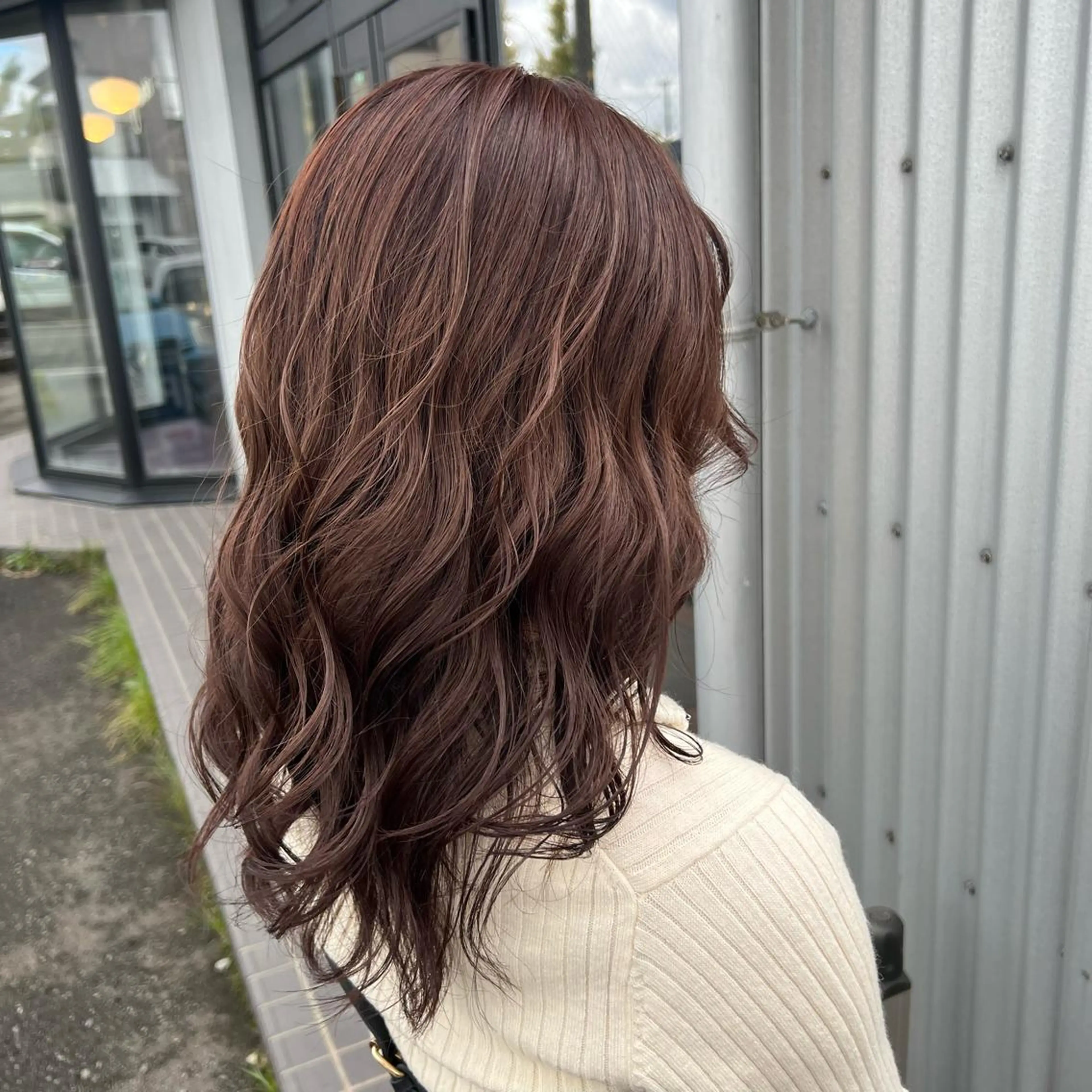 セミロング カラー ヘアアレンジ newi TATSUのヘアスタイル