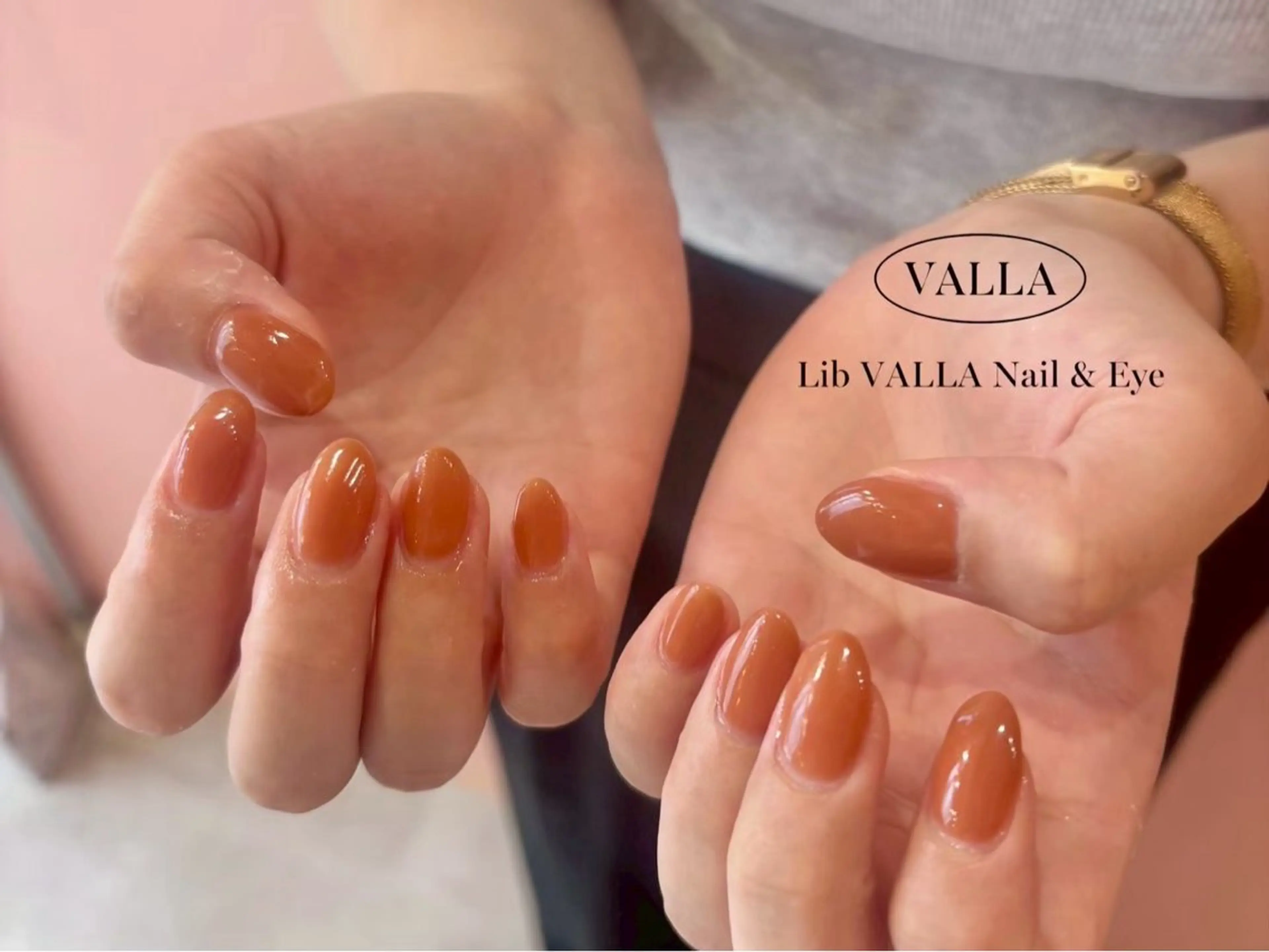 ネイル ワンカラーネイル シンプルネイル Lib VALLA Aoiのネイルデザイン