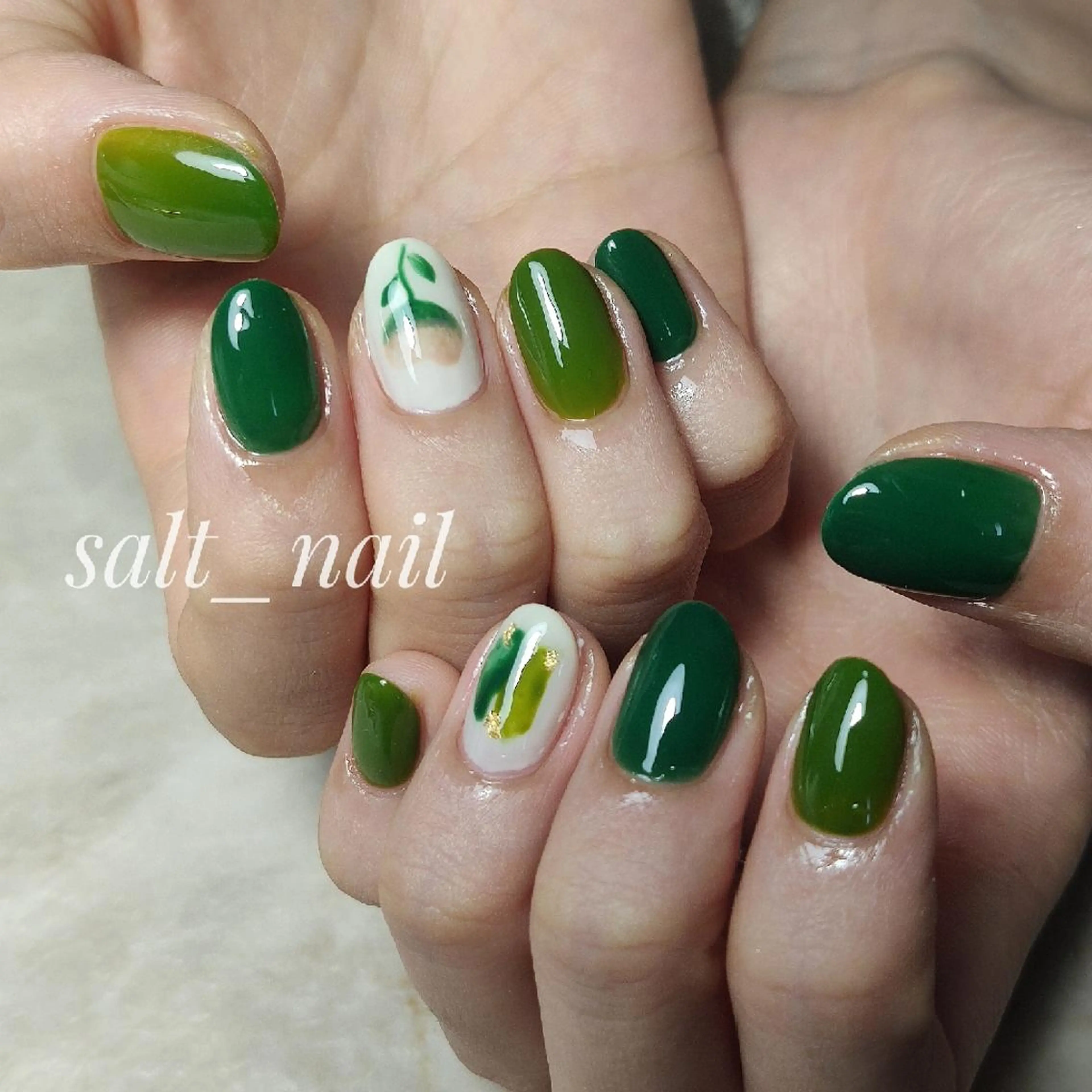 ネイル フラワーネイル 個人サロン saltnailのネイルデザイン