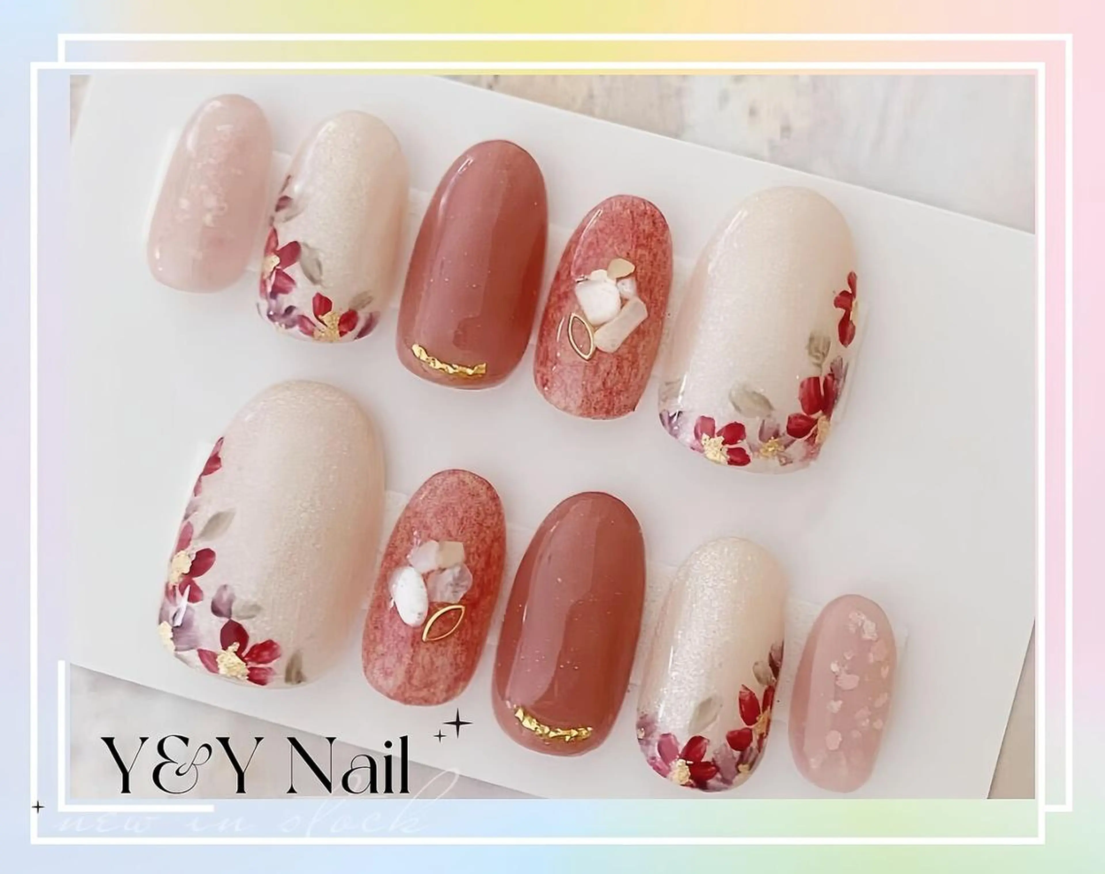 ミディアム ハンドネイル ハンドケア Y&Y Nail Salonのネイルデザイン
