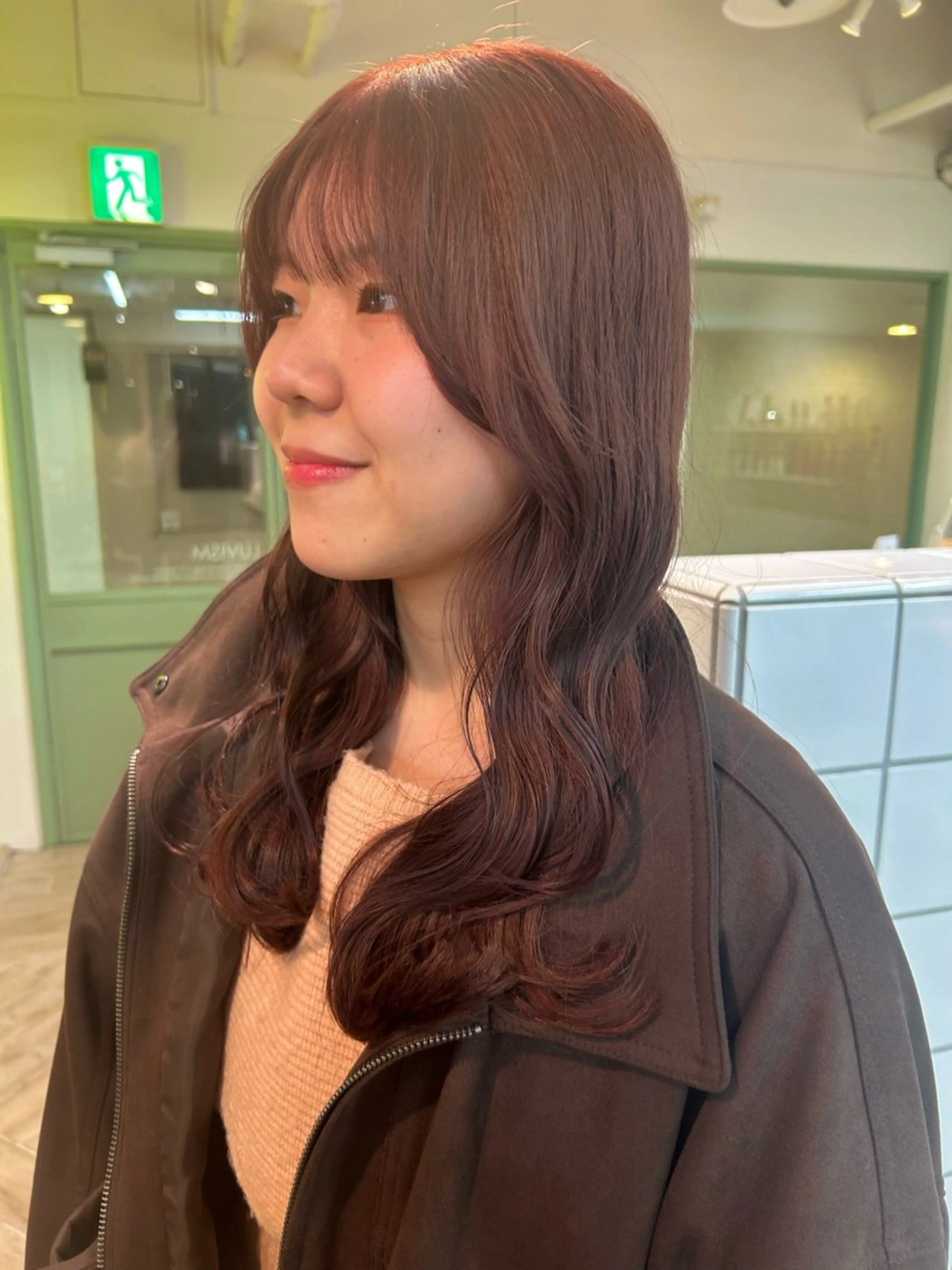 カラー ブリーチ ダブルカラー ブリーチなしカラー ヘアカラー トリートメント ベージュ/ダブルカラ ー/新潟駅/青柳萌果のヘアスタイル