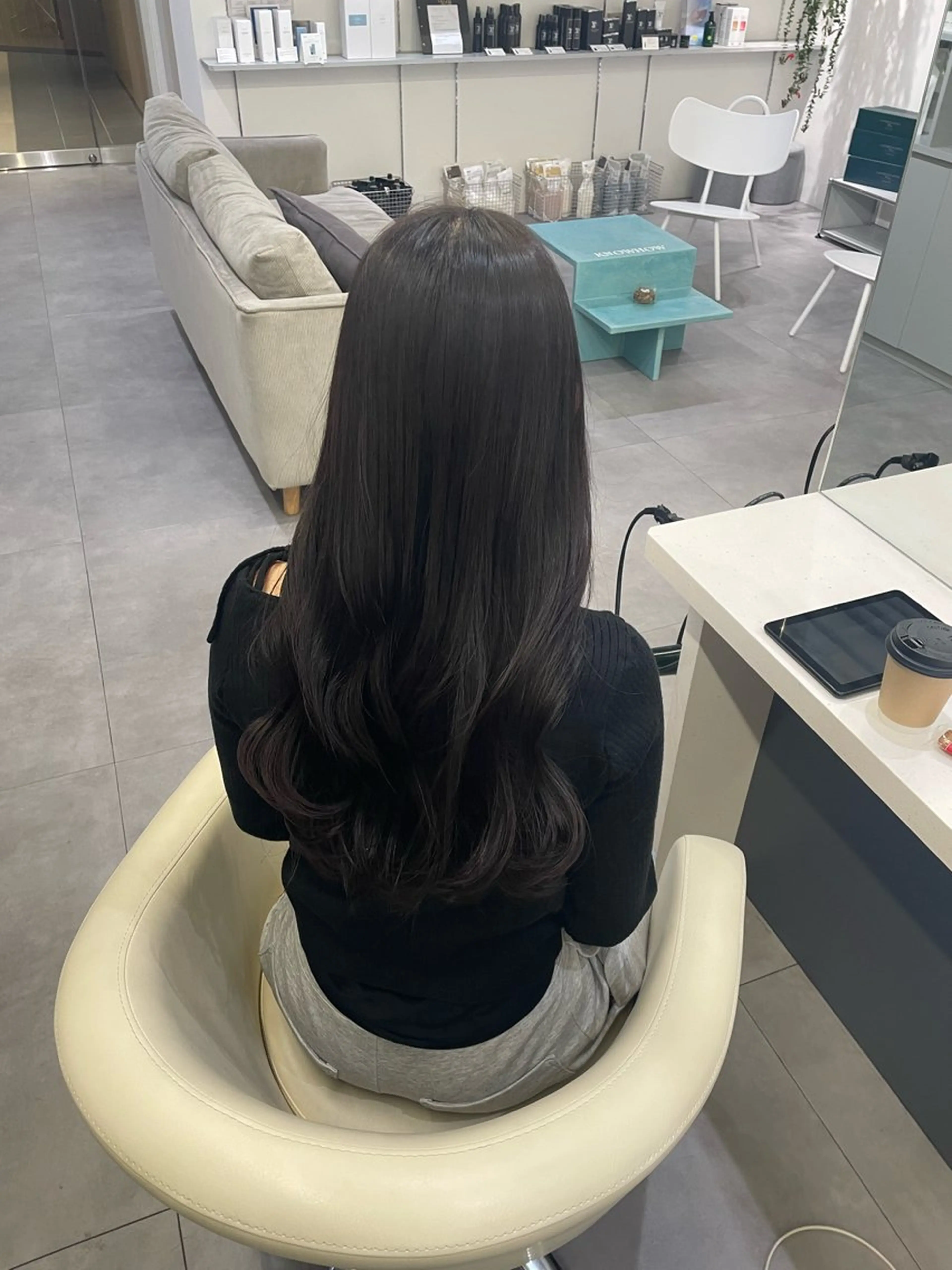 ロング カラー カラーモデル募集/ 森本明花のヘアスタイル